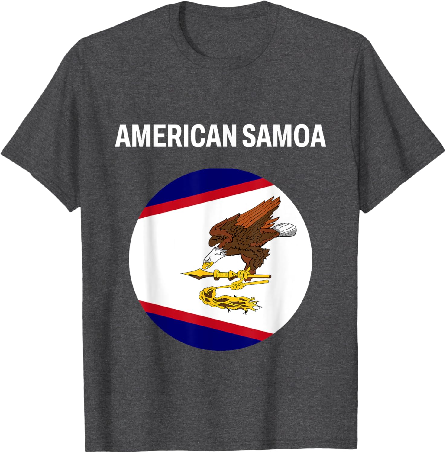 American Samoa Flag Modern T-Shirt for Stylish Casual Wear - 4