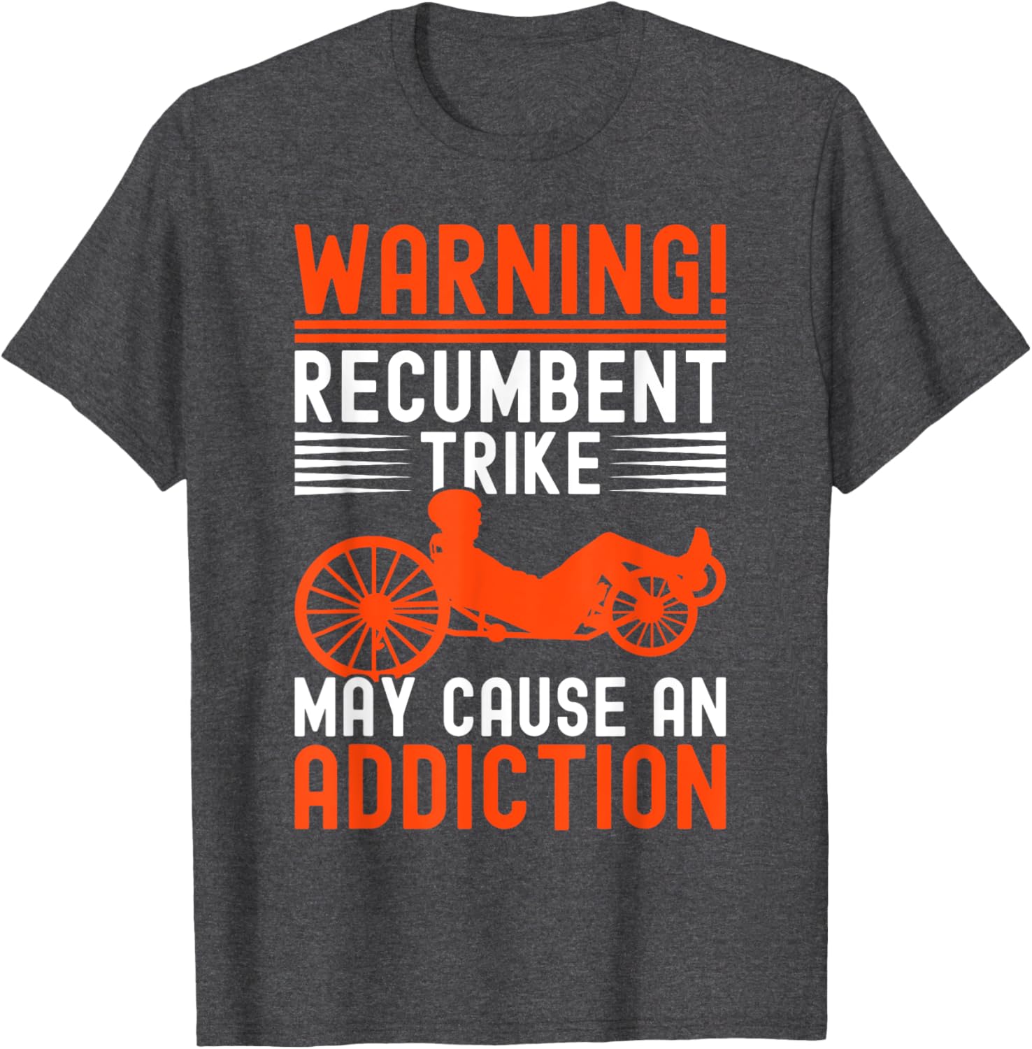 Recumbent Trike Cycling T-Shirt for Cycling Enthusiasts and Riders - 8