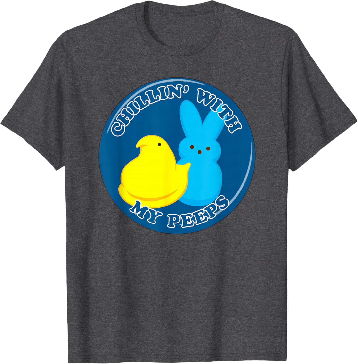 Peeps Easter Chillin' With My Peeps Classic Duo T-Shirt for Fun Celebrations - 5
