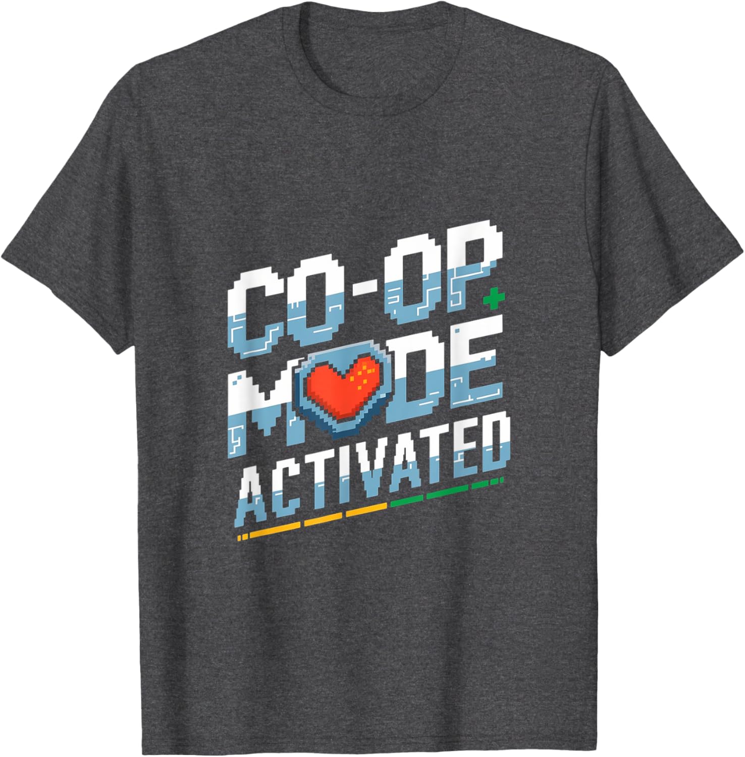 Matching Gamer Couple Retro Co-Op Mode T-Shirt for Fun Gaming Sessions - 2
