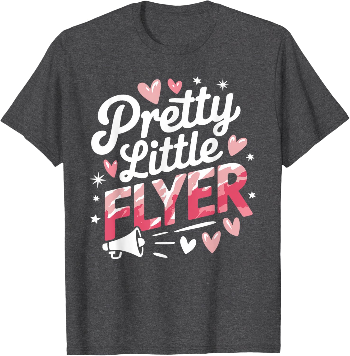 Pretty Little Flyer Cheerleader T-Shirt for Fans and Cheerleading Enthusiasts - 14