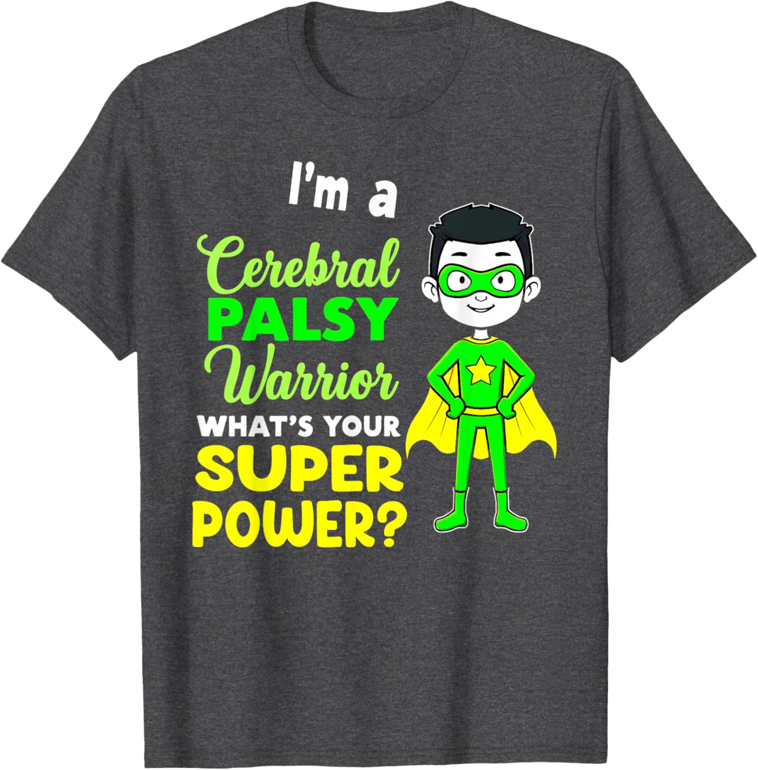 Kids Cerebral Palsy Warrior T-Shirt for Awareness and Support - 9