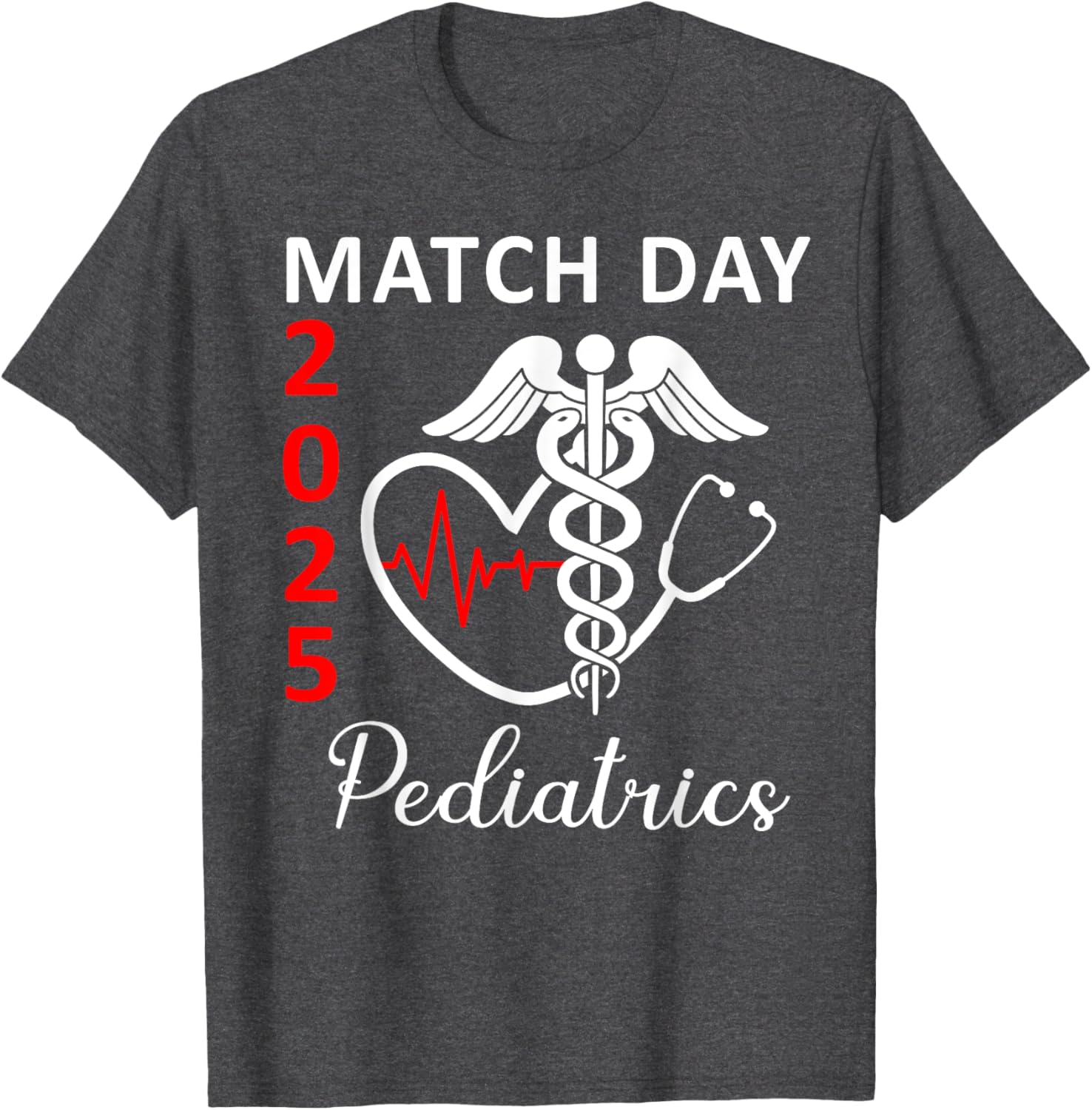 Match Day 2025 Pediatrics Residency Future Doctor MD T-Shirt for Kids - 15