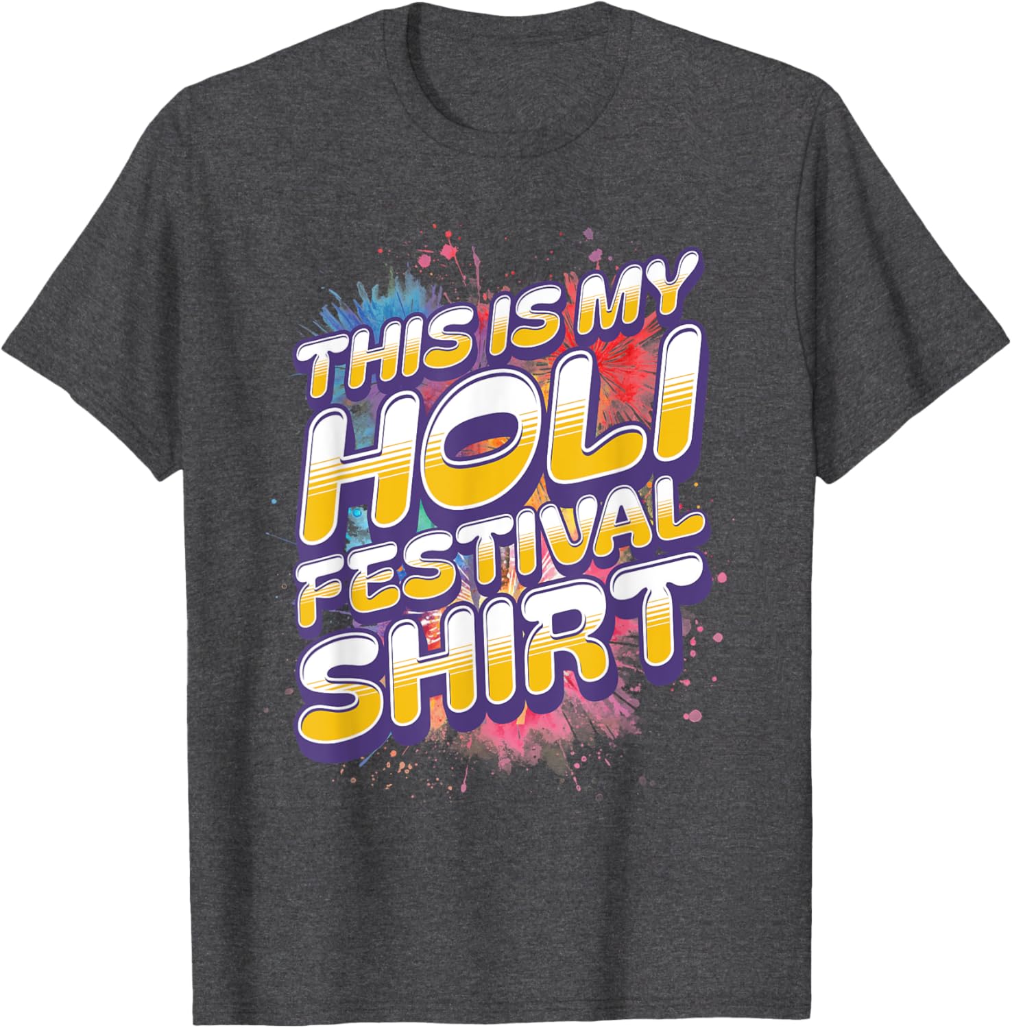 Colorful Holi Festival Shirt for Men and Women - Celebrate in Style - 6
