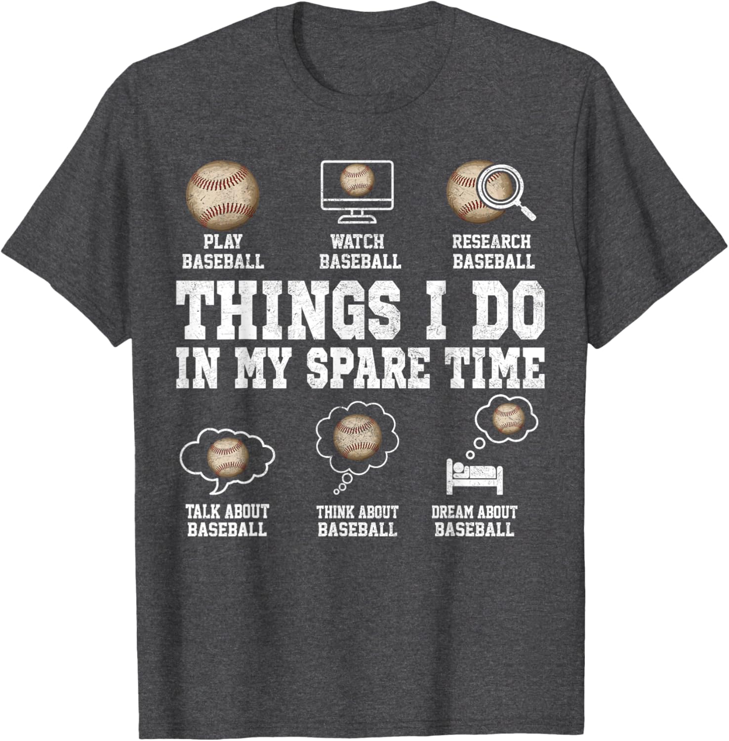 Funny Baseball Player T-Shirt for Fans Perfect for Spare Time Fun - 21