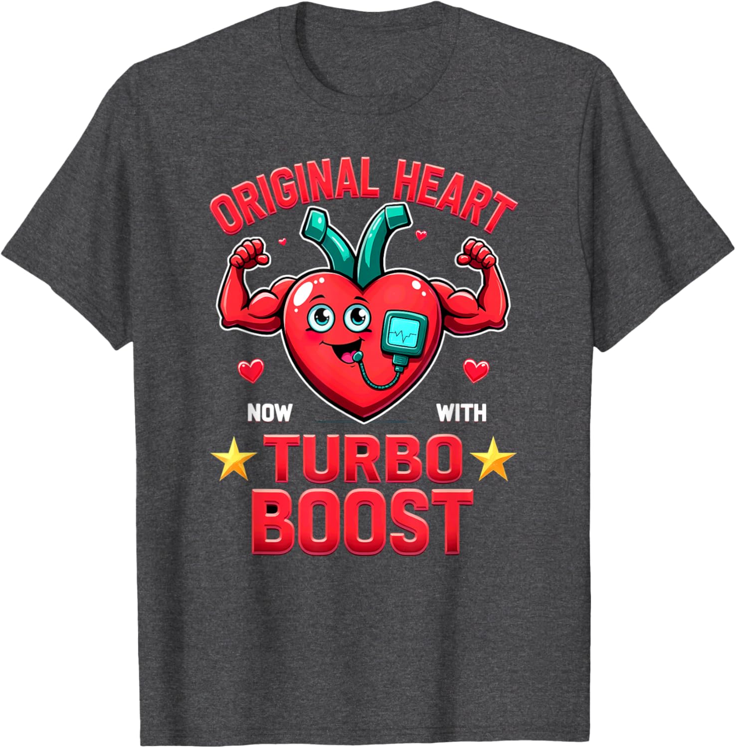 Original Heart Pacemaker Turbo Boost T-Shirt for Cardiac Health Lovers - 6