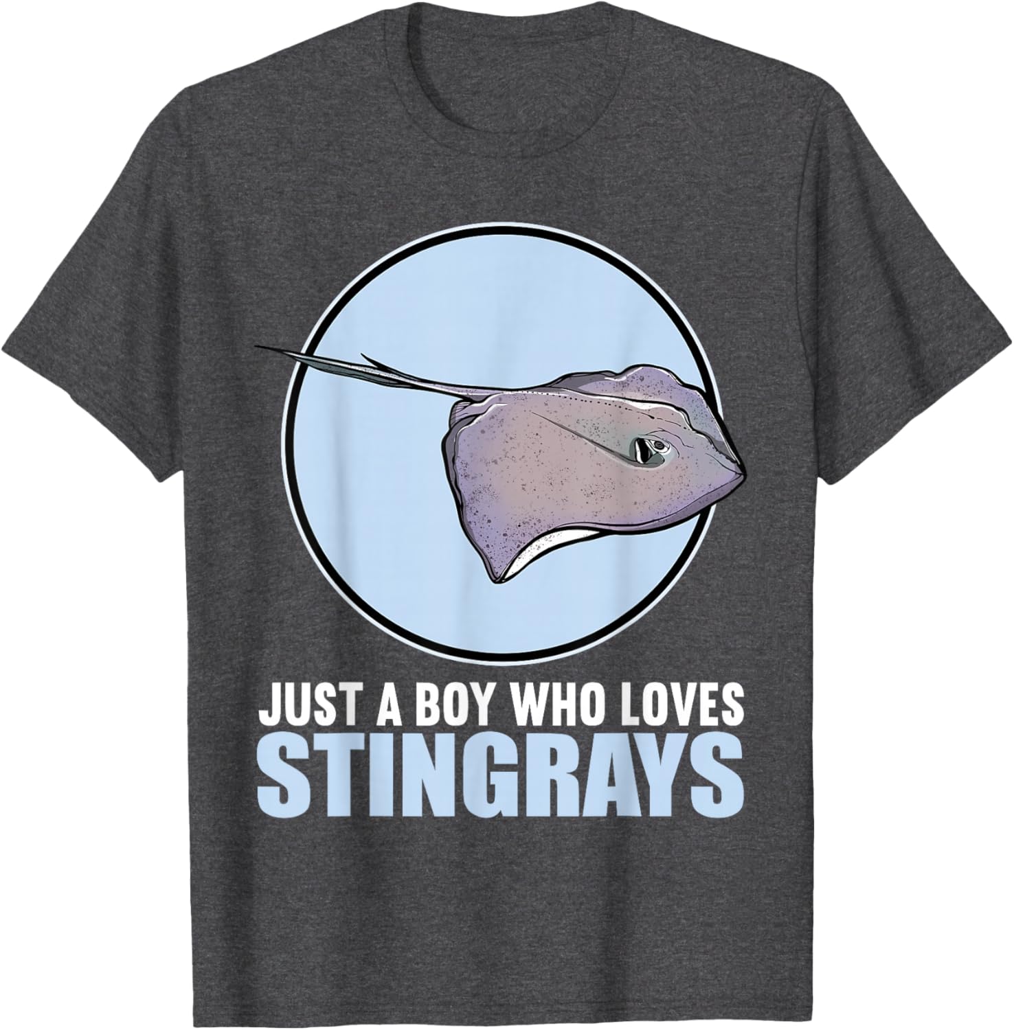 Just a Boy Who Loves Stingrays Cute Stingray T-Shirt for Kids - 4