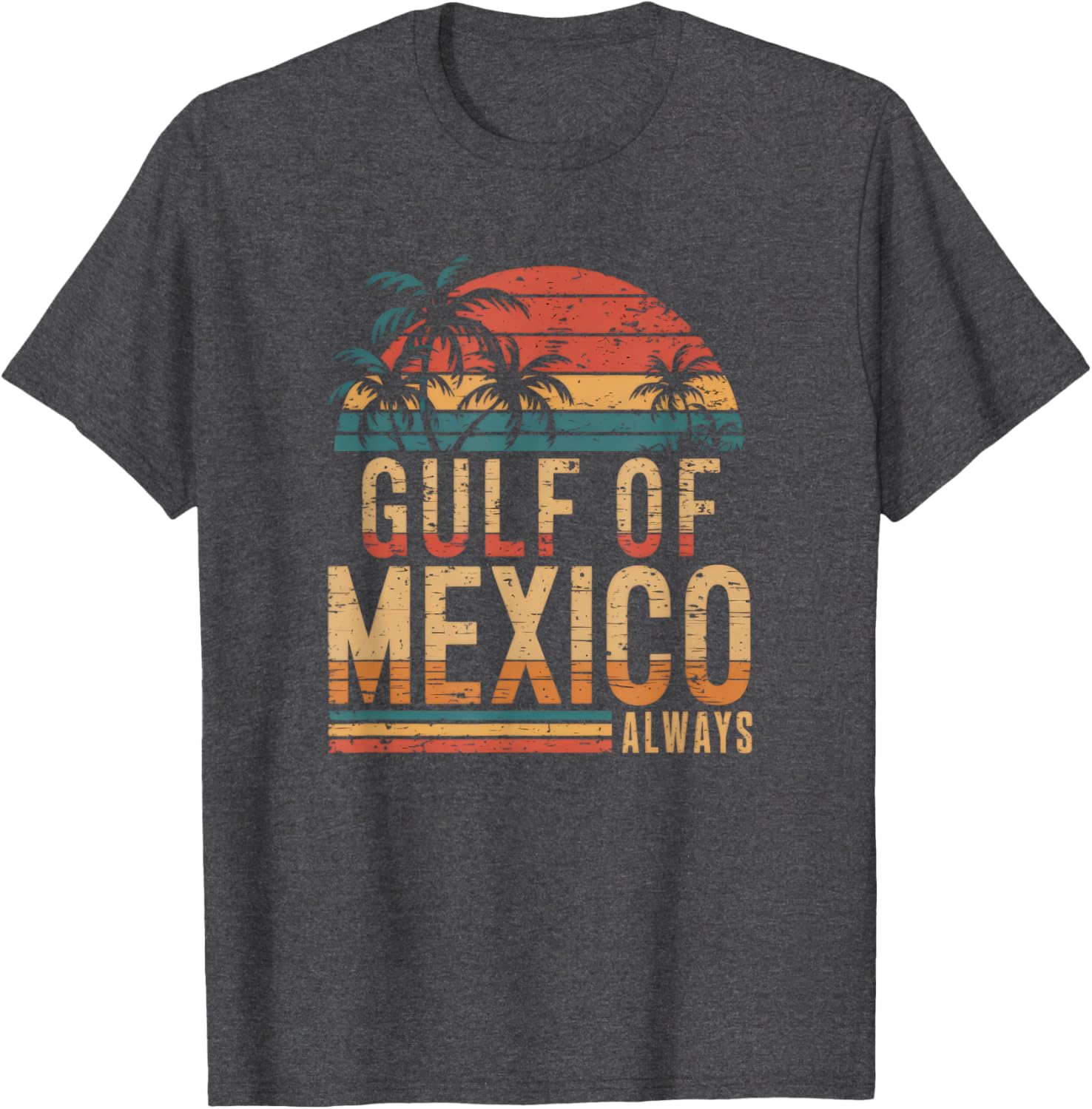 Retro Vintage Gulf of Mexico T-Shirt for Casual Comfort and Style - 13