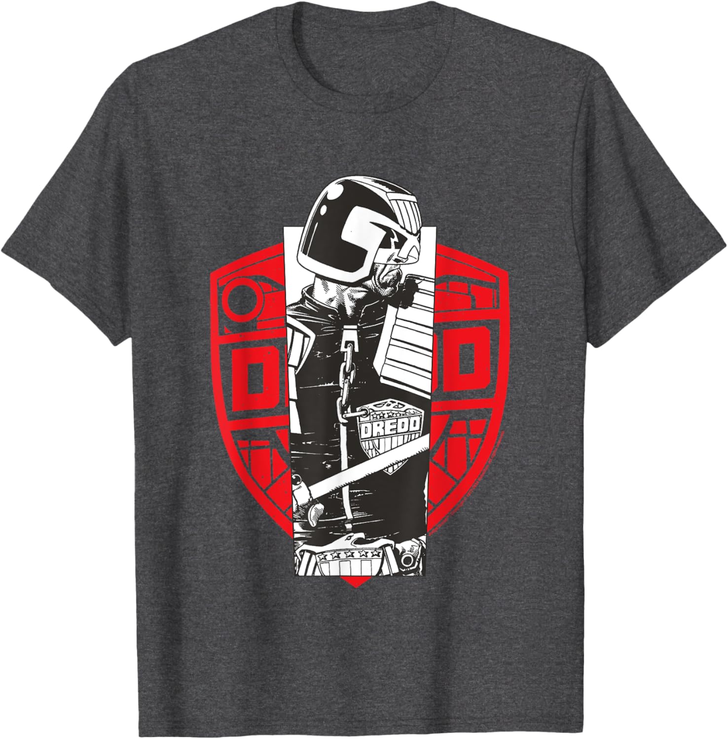 Judge Dredd Law Enforcer T-Shirt for Fans of 2000 AD Comics - 3