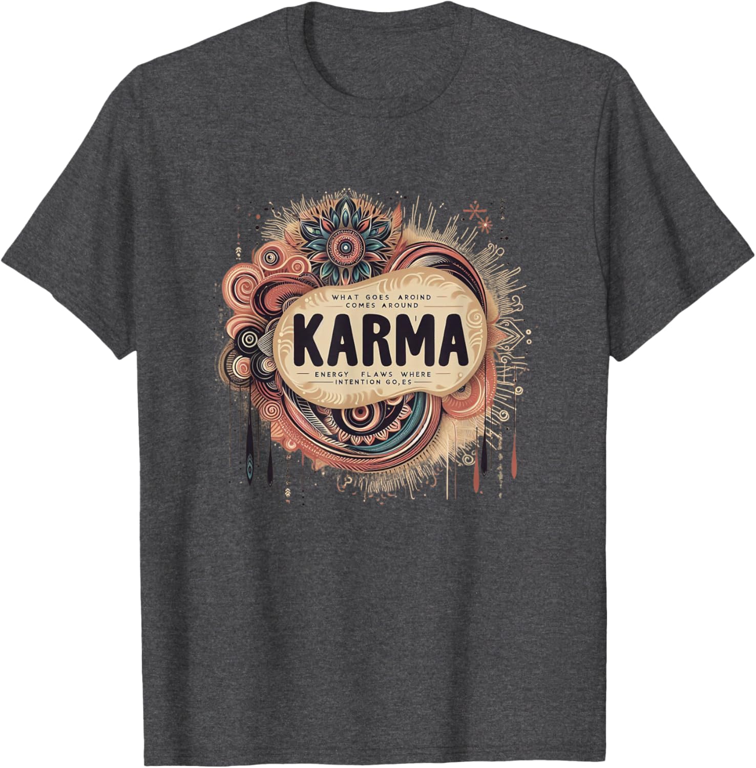 Inspirational Karma Quote Tee - Spread Positive Energy with Style - 14