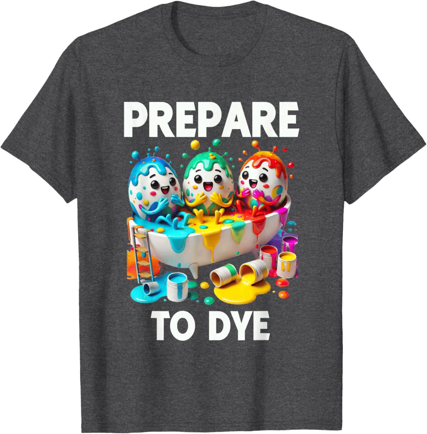 Prepare To Dye Funny Easter Egg T-Shirt for Men and Women - 3