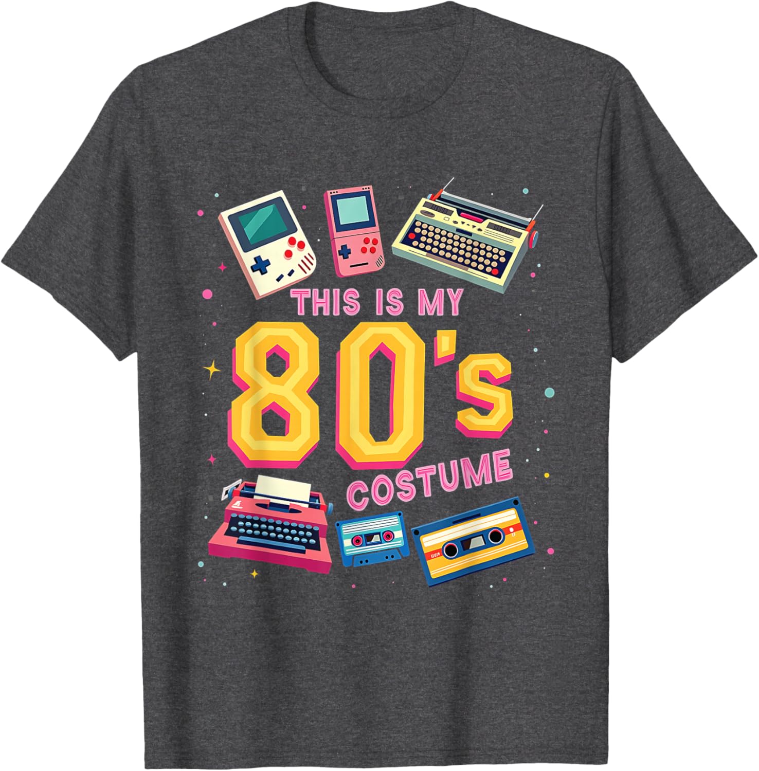 Retro 80's Costume Classic T-Shirt for Nostalgic Throwback Fun - 5