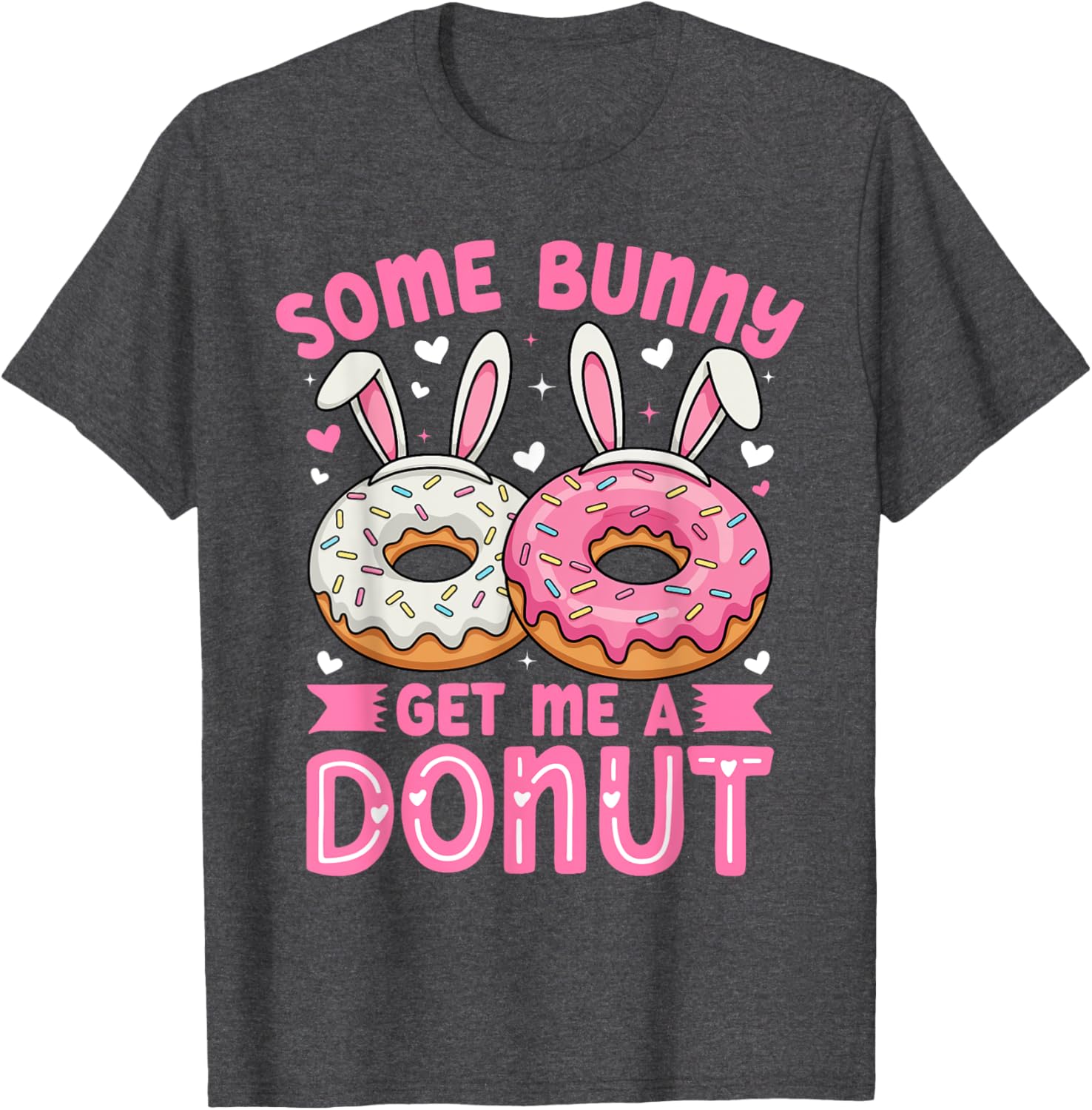 Some Bunny Get Me A Donut Funny Easter Bunny T-Shirt for Foodies - 4