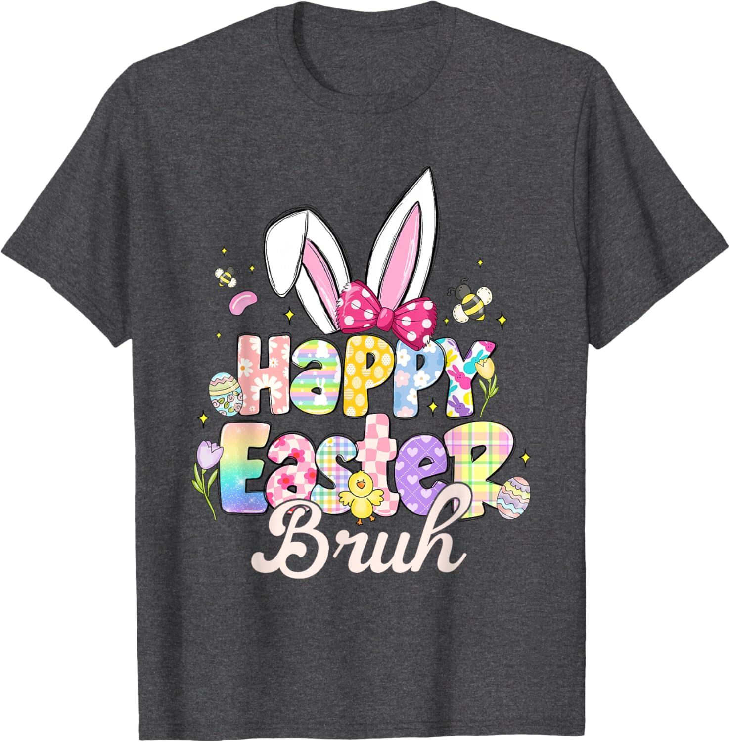 Funny Easter Bruh Meme T-Shirt for Bro Happy Spring Celebrations - 25