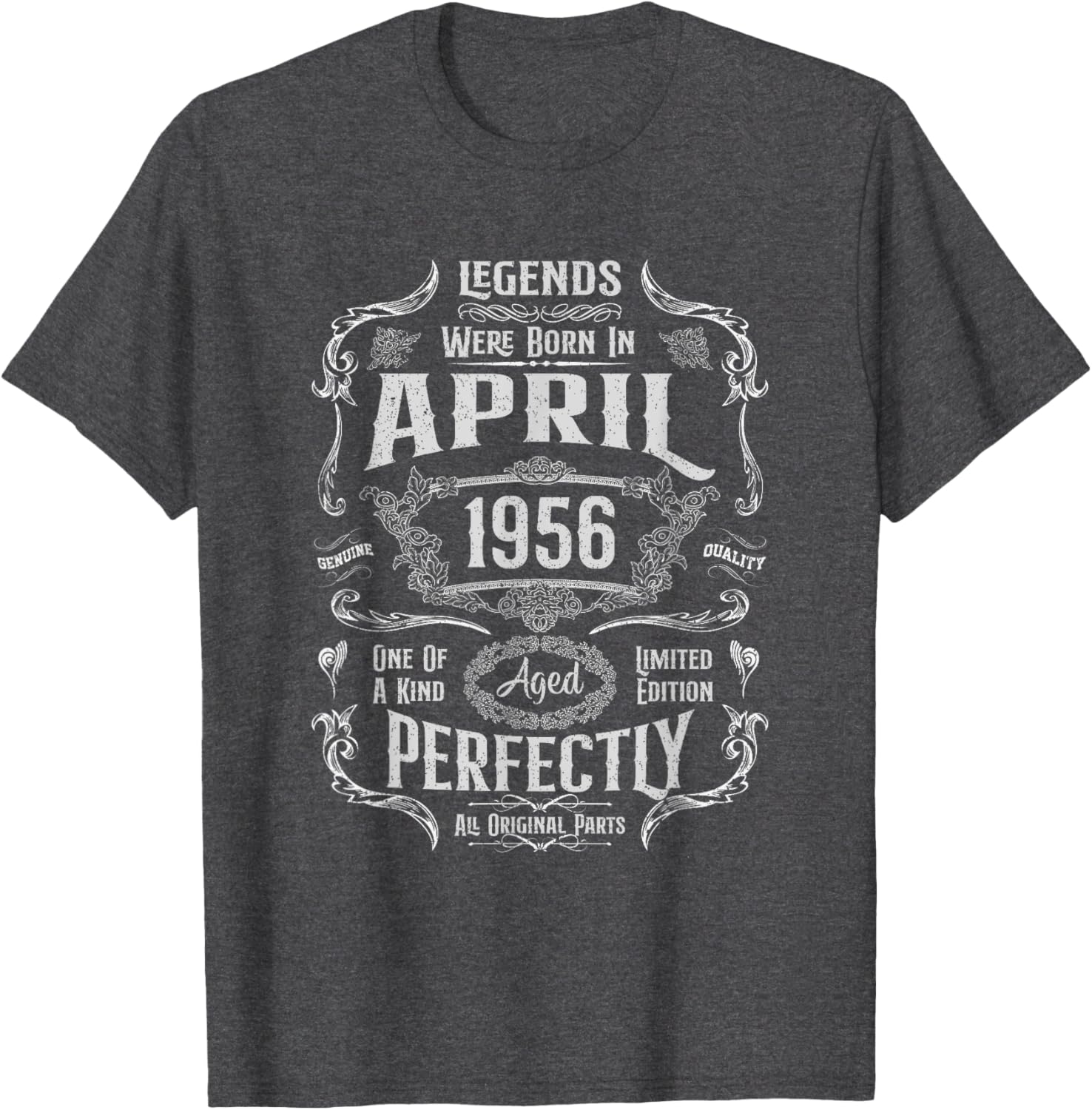 Vintage 69th Birthday Legends April 1956 T-Shirt for Memorable Celebrations - 23