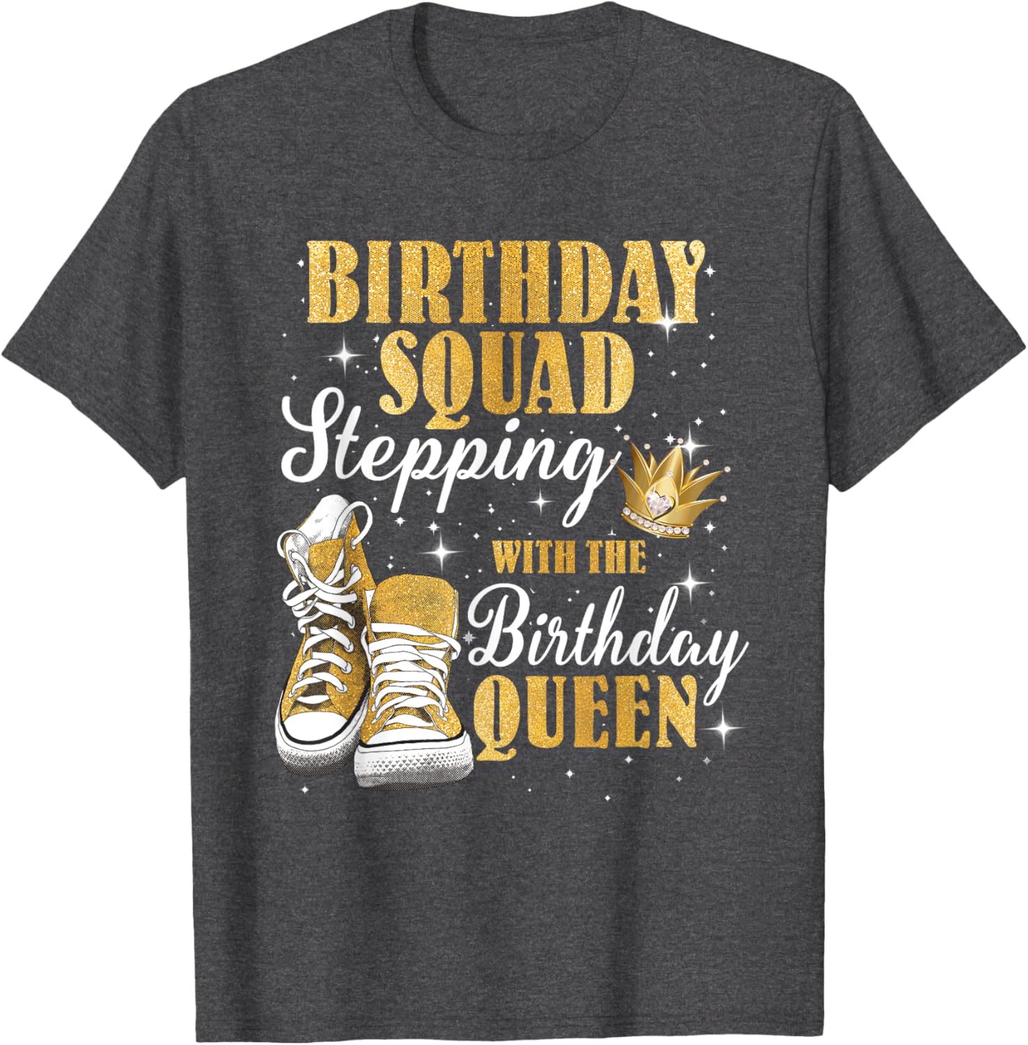 Birthday Queen T-Shirt with Diamond Crown for Celebrating in Style - 11