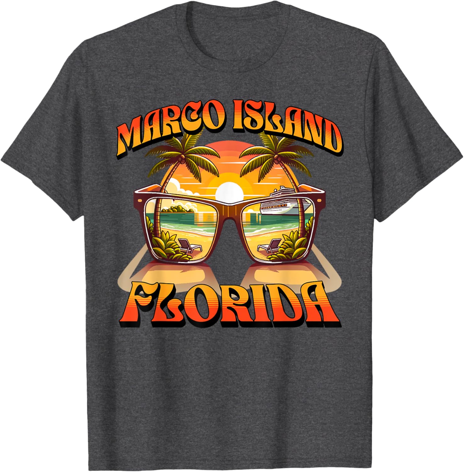 Marco Island T-Shirt for Casual Wear - Unique Island Style Apparel - 6