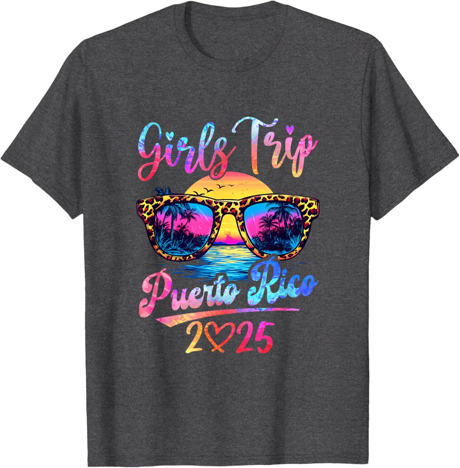 Girls Trip Puerto Rico 2025 Matching T-Shirt for Summer Vacation Fun - 20