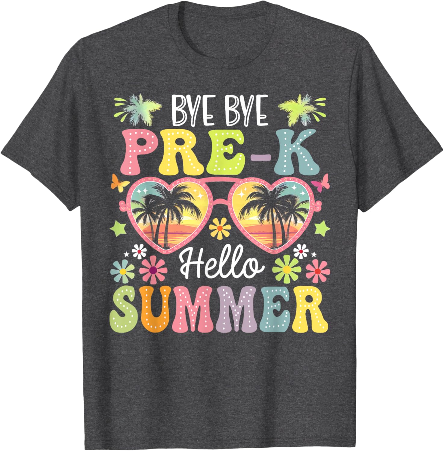 Goodbye Pre-K Hello Summer Boys Kids T-Shirt for Last Day of School - 3