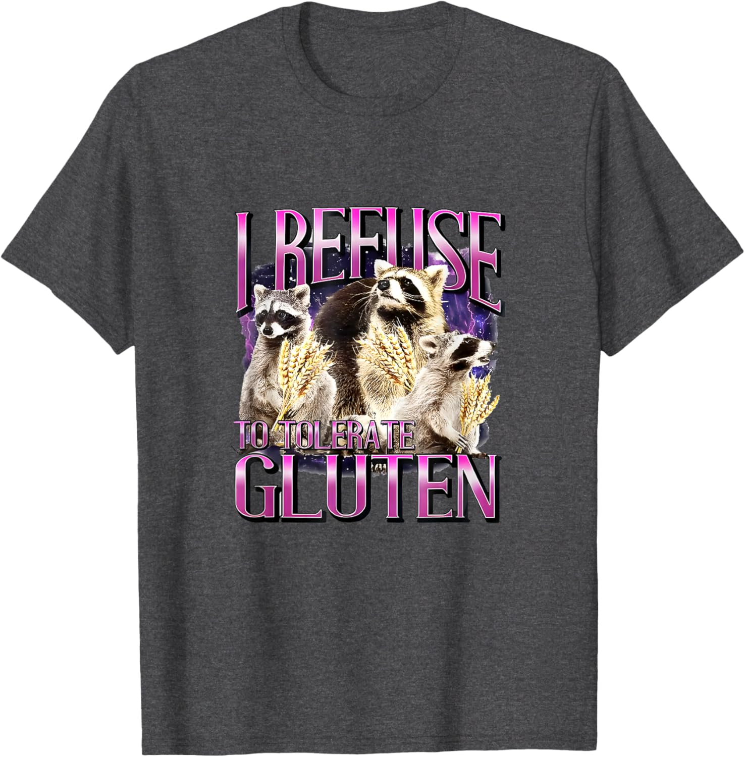 I Refuse To Tolerate Gluten T-Shirt Fun Gluten-Free Apparel - 6