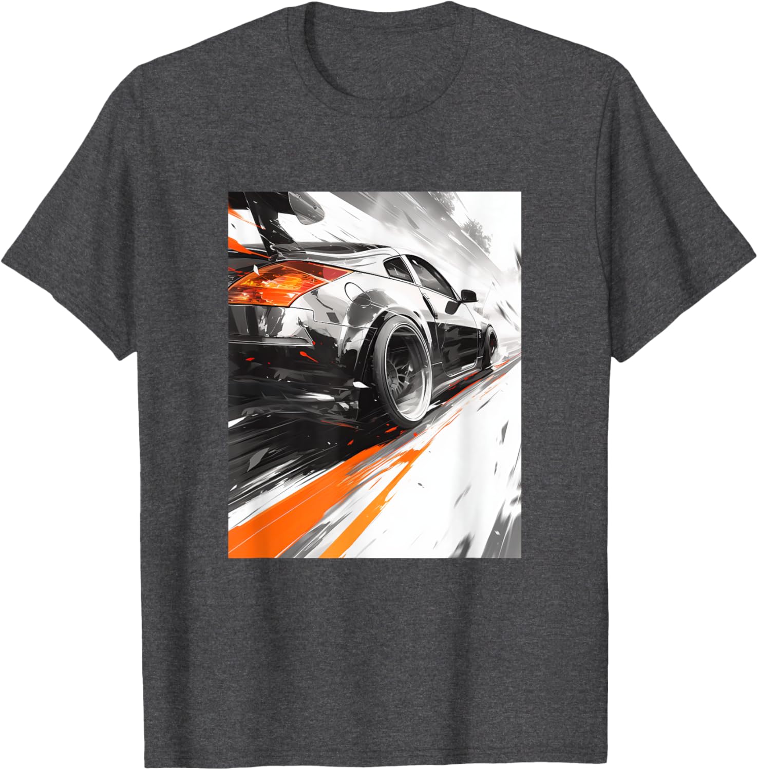 JDM Race 350 Z33 Tuning Drift Import Graphic T-Shirt for Car Enthusiasts - 9