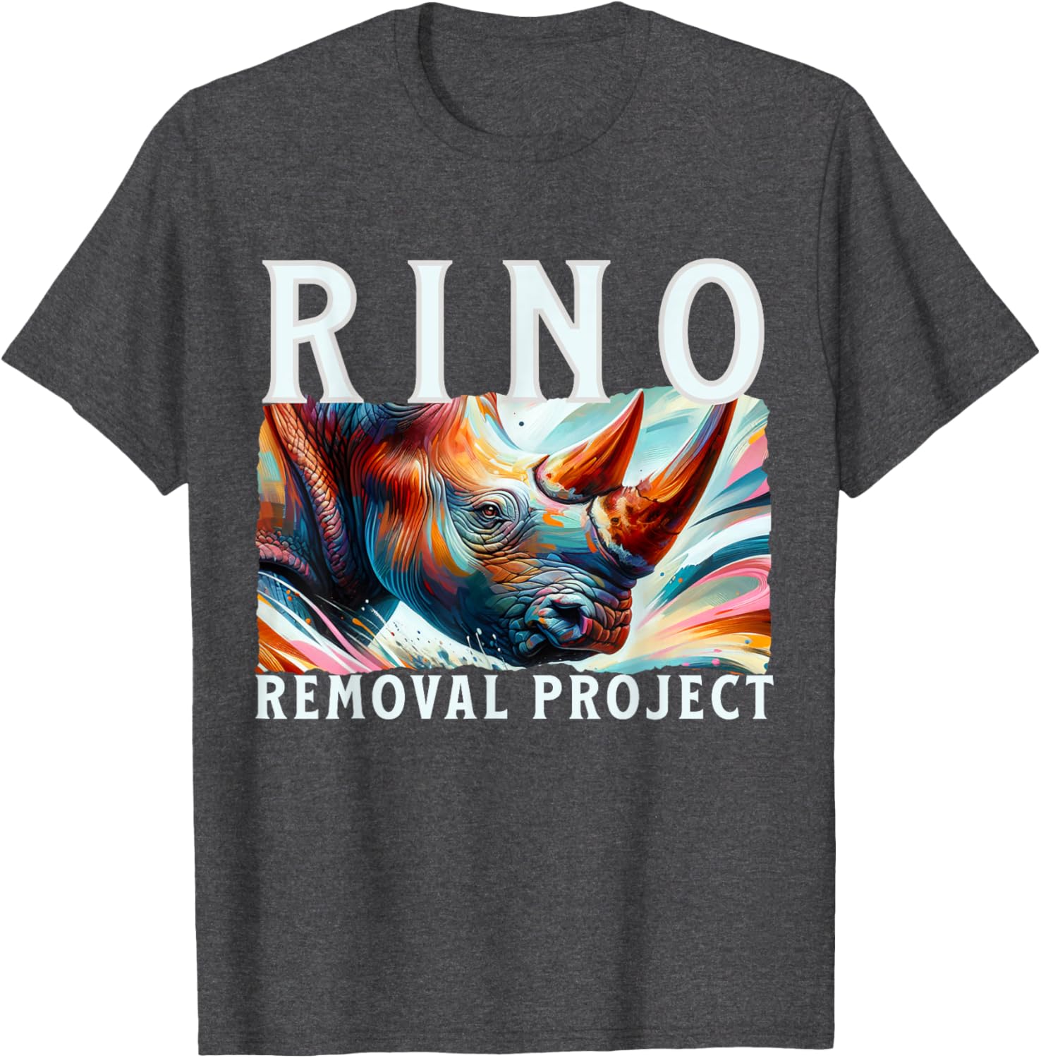 RINO Removal Project Satire T-Shirt for Republican Politics Enthusiasts - 14