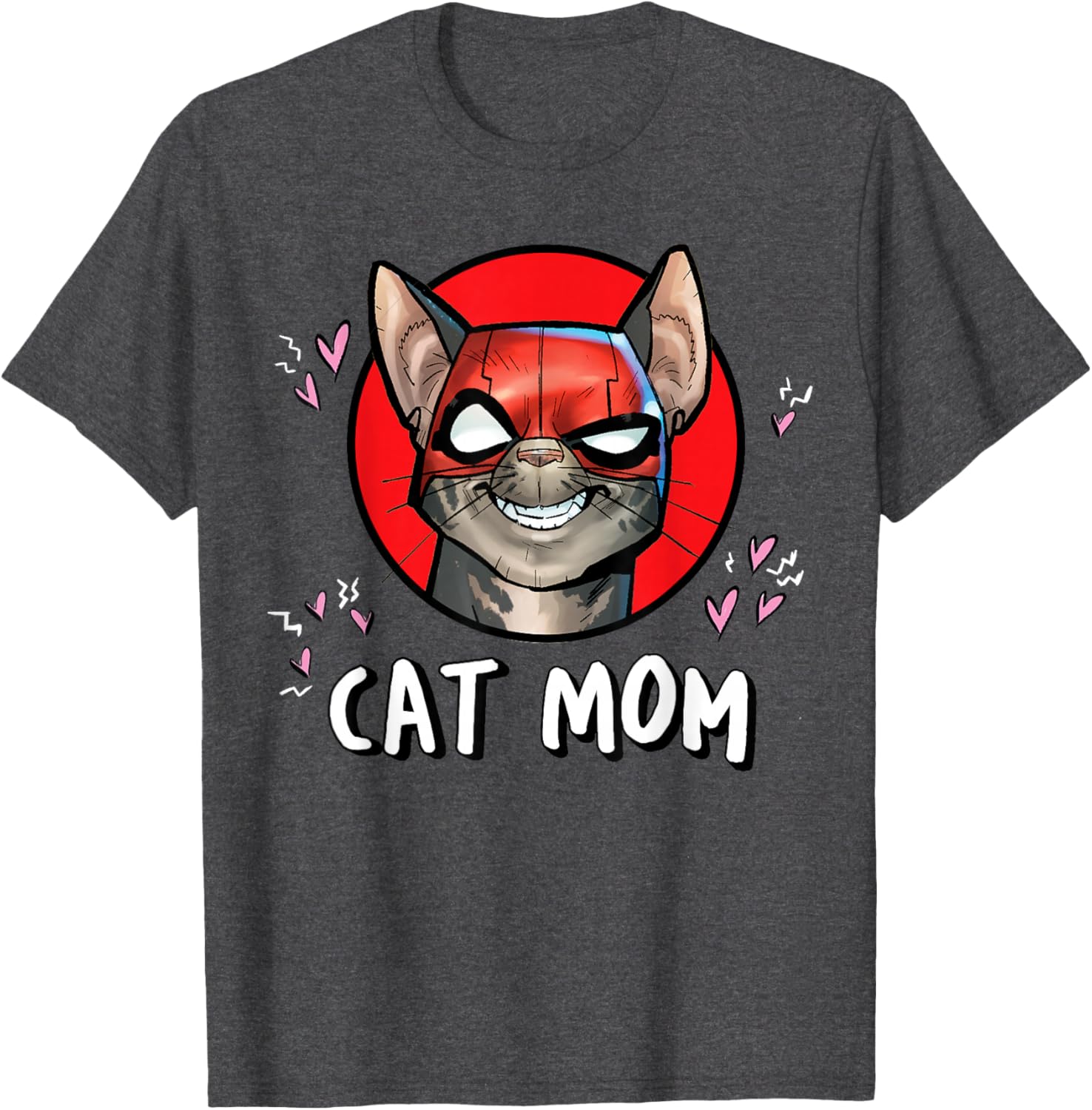 Funny Deadpool Catpool T-Shirt for Cat Moms - Marvel Super Heroes Pet Apparel - 25