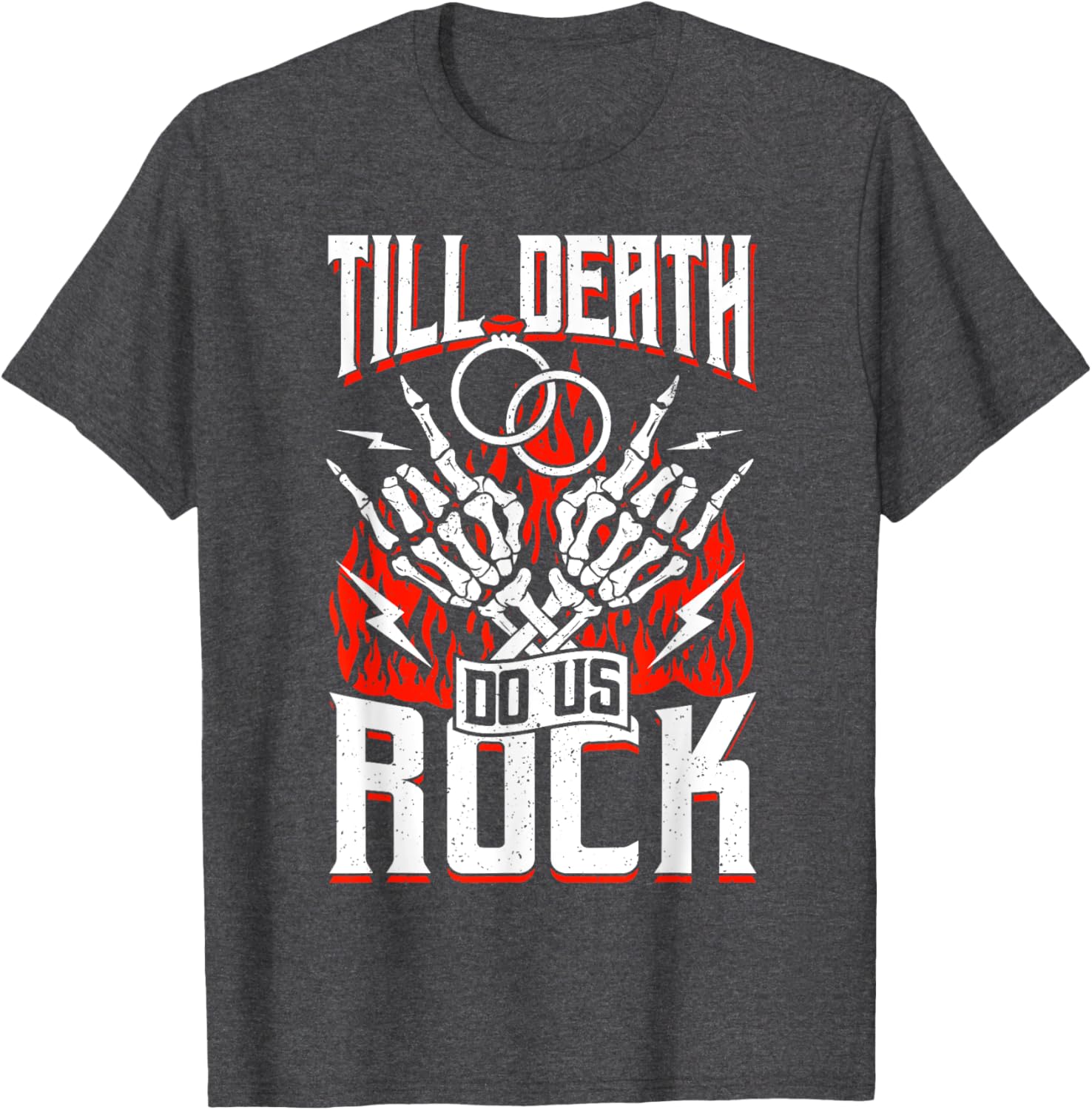 Rock N Roll Bride Guitar Wedding Theme T-Shirt for Fun Weddings - 1