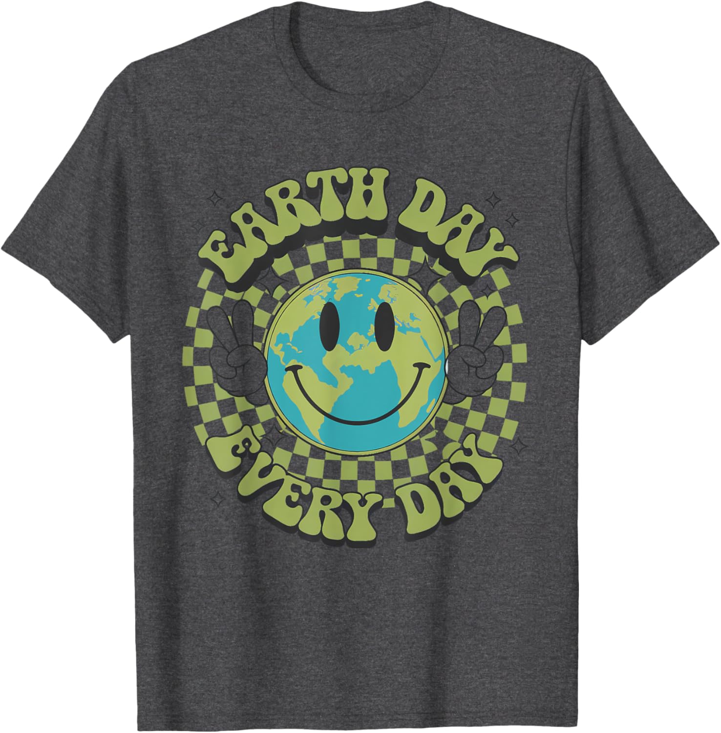 Funny Earth Day Everyday Hippie Planet T-Shirt for Men and Women - 5