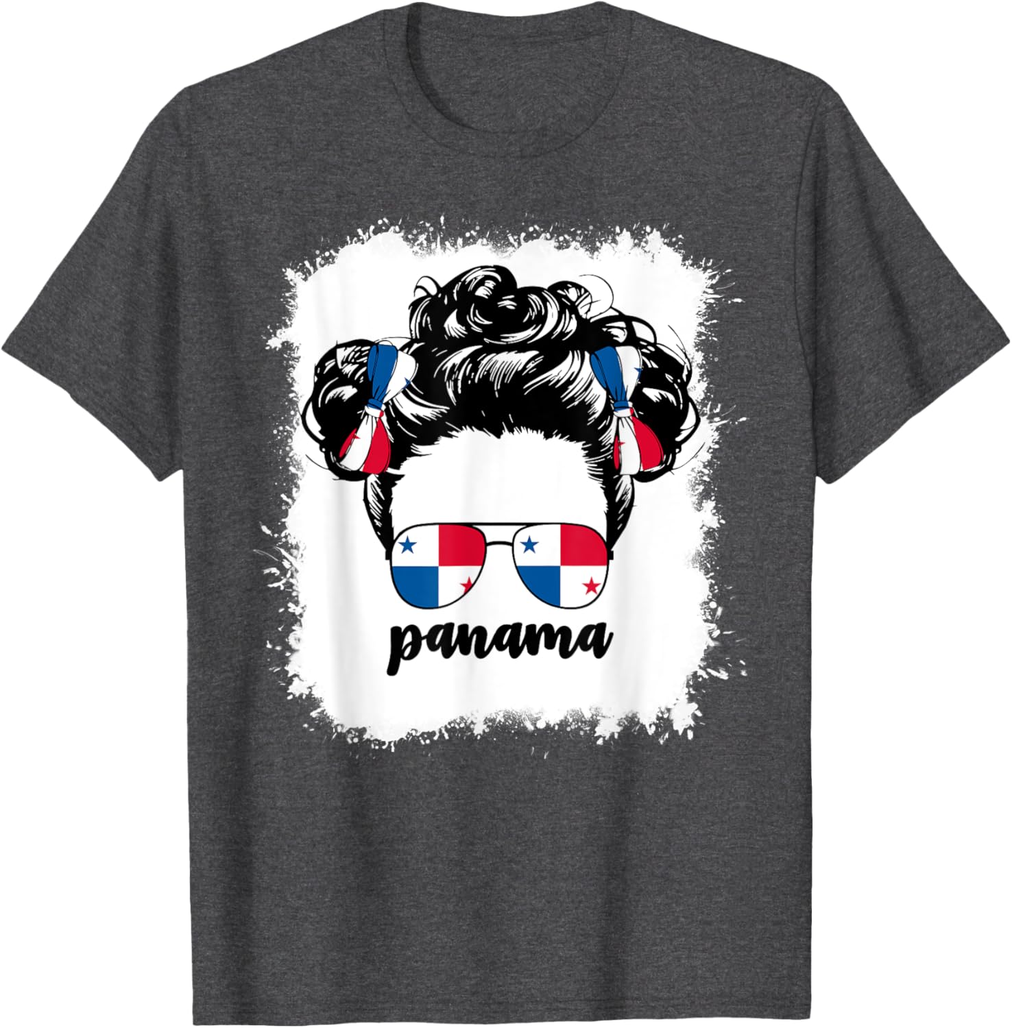 Panama Flag T-Shirt for Little Girls - Cute Toddler Latina Clothing - 5