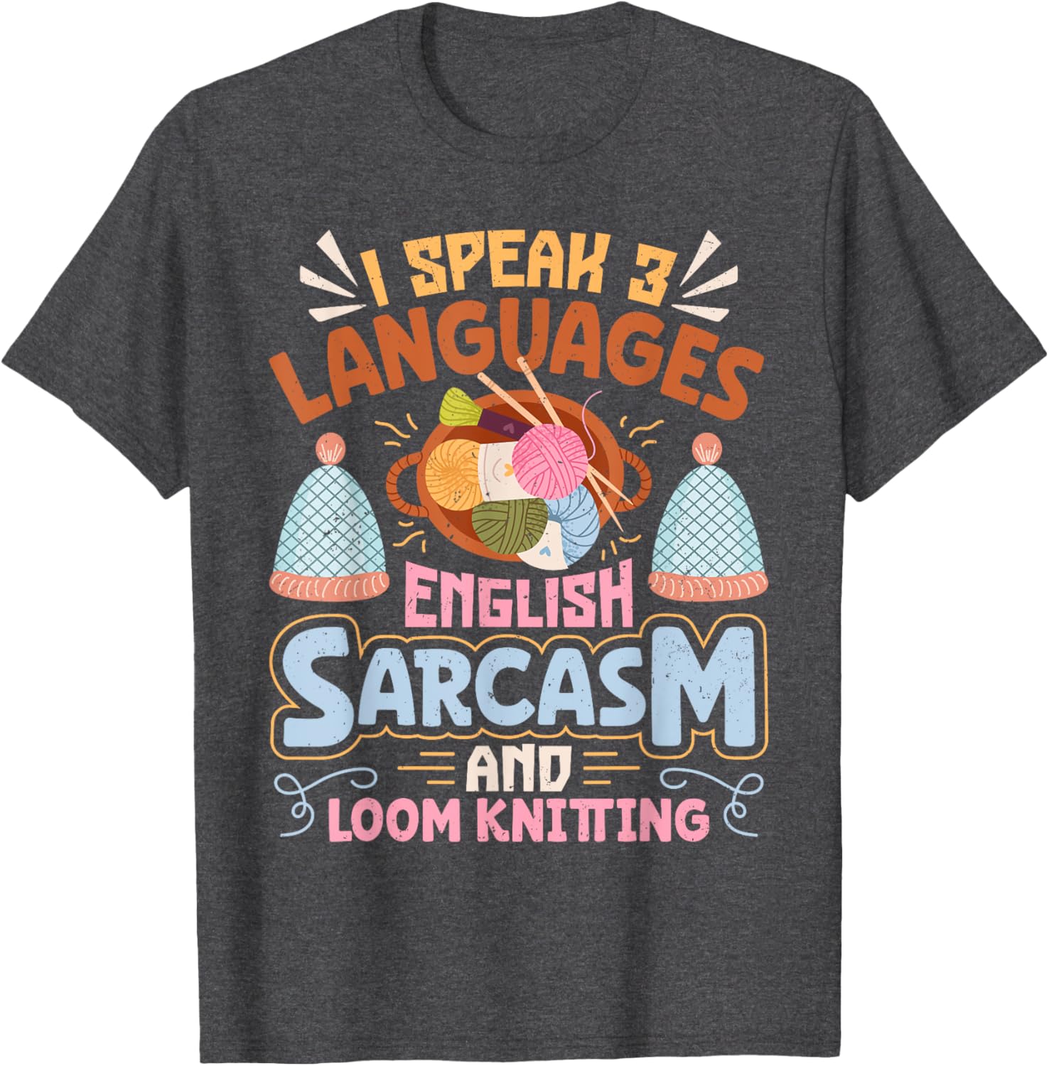 Yarn Collecting Loom Knitter Kit for Creative Fiber Artists T-Shirt - 5