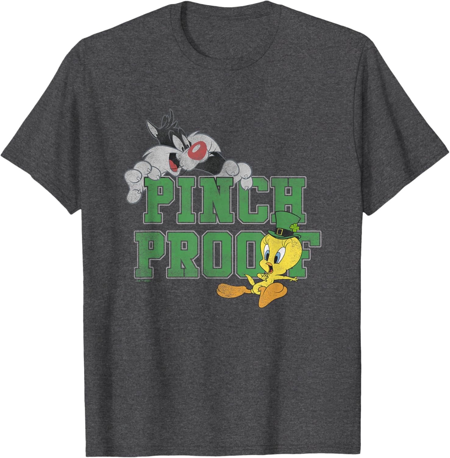 Looney Tunes St. Patrick's Day Cat and Mouse Pinch Proof T-Shirt - 2