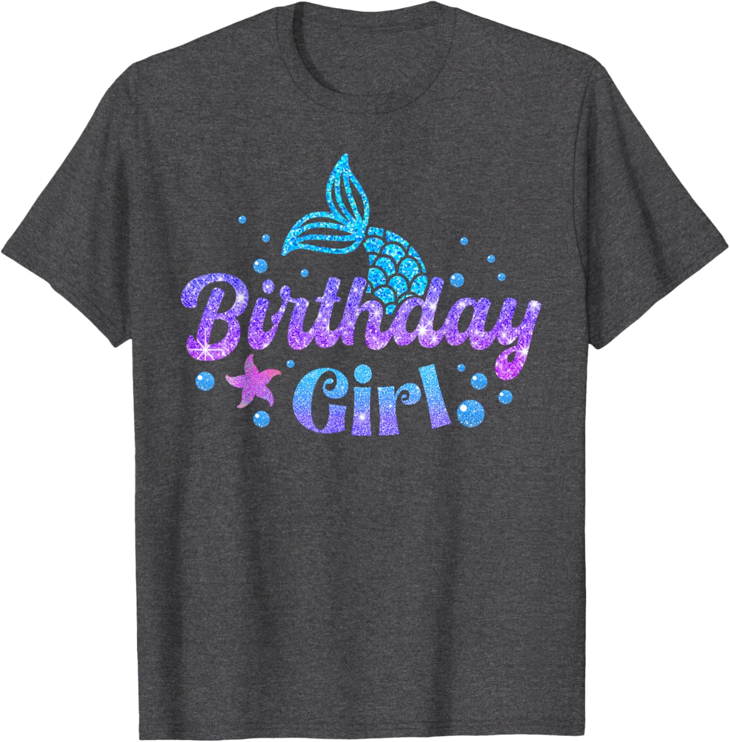 Adorable Mermaid Birthday T-Shirt for Girls Aged 1-5 - Fun and Festive! - 1