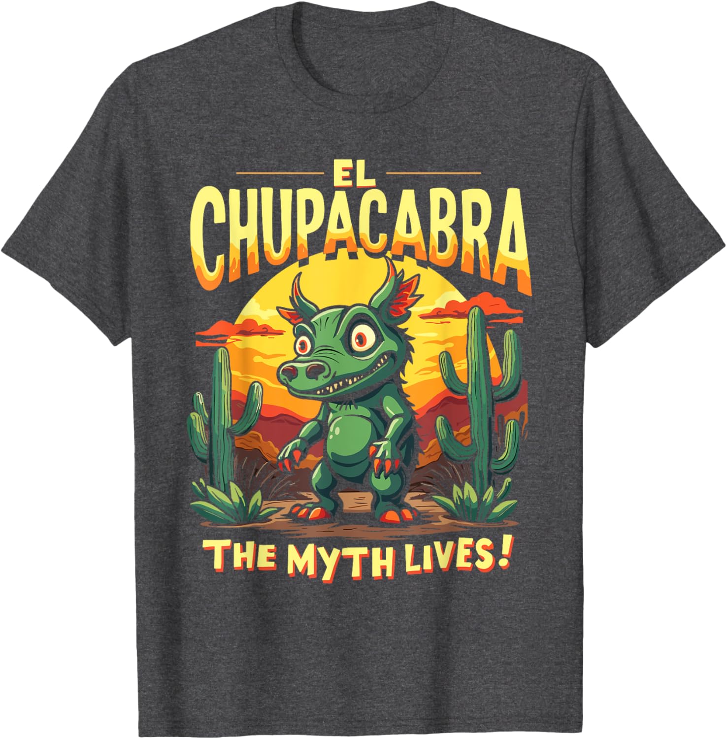El Chupacabra Adventure T-Shirt for Myth Lovers and Vampire Fans - 2