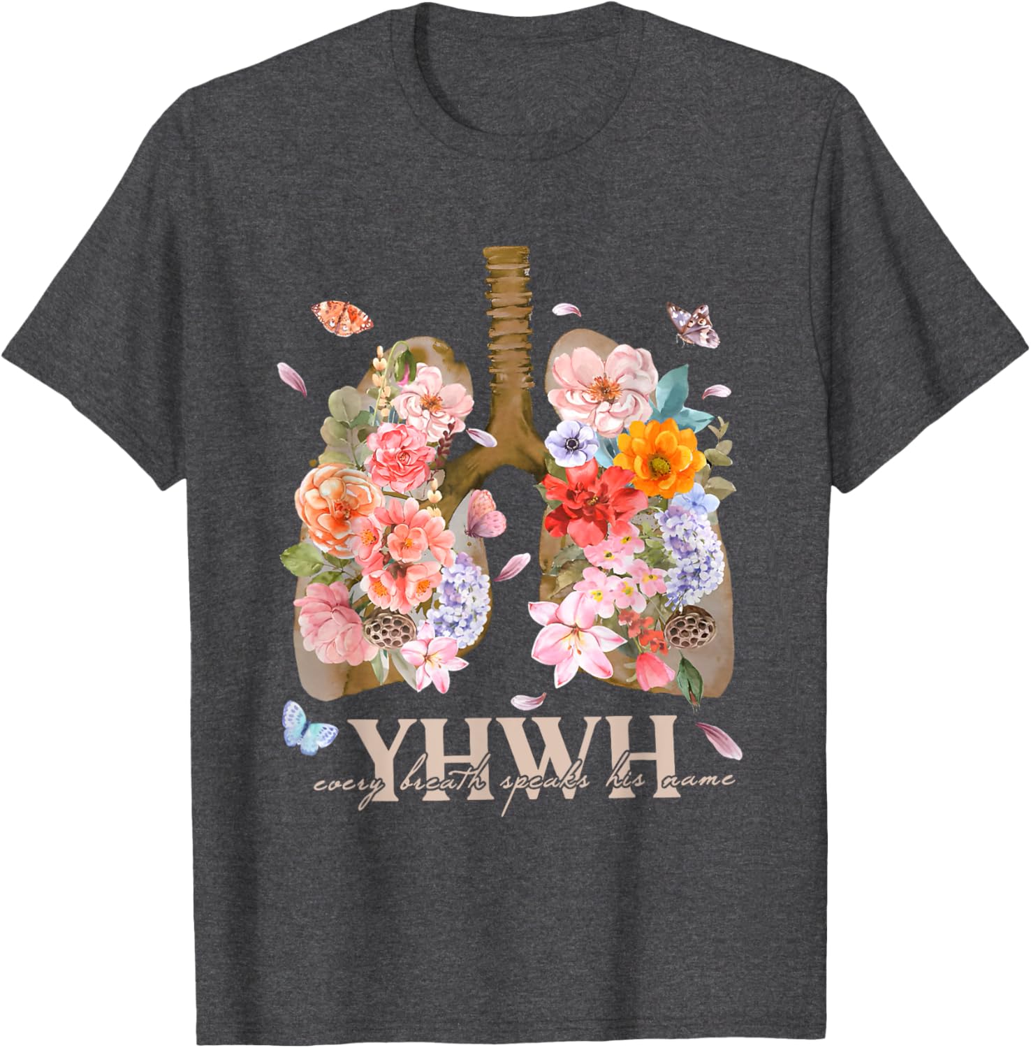 YHWH Every Breath Speaks His Name Christian T-Shirt for Believers - 6