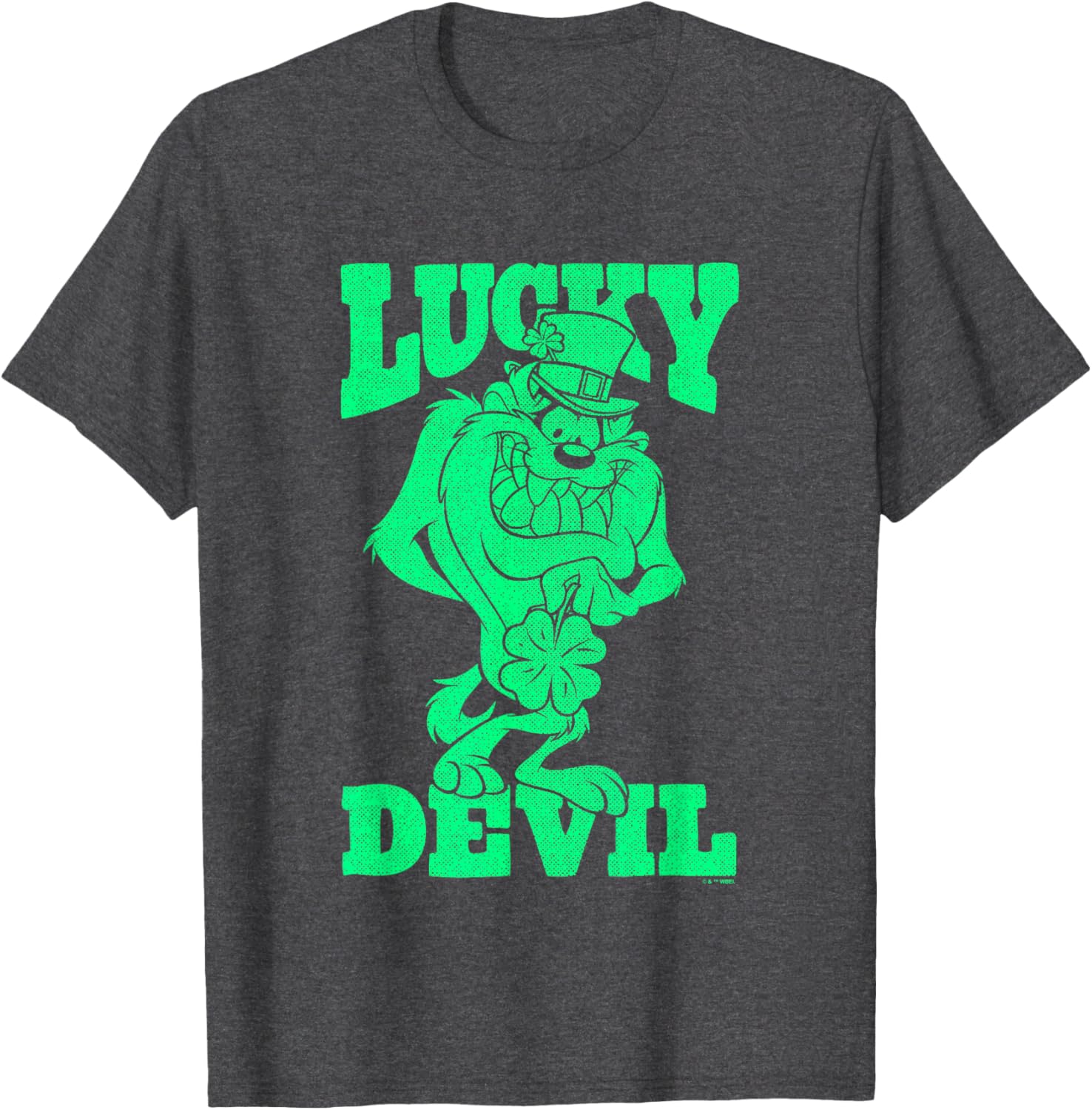 Looney Tunes St. Patrick's Day Retro Taz Lucky Devil T-Shirt for Fun - 4
