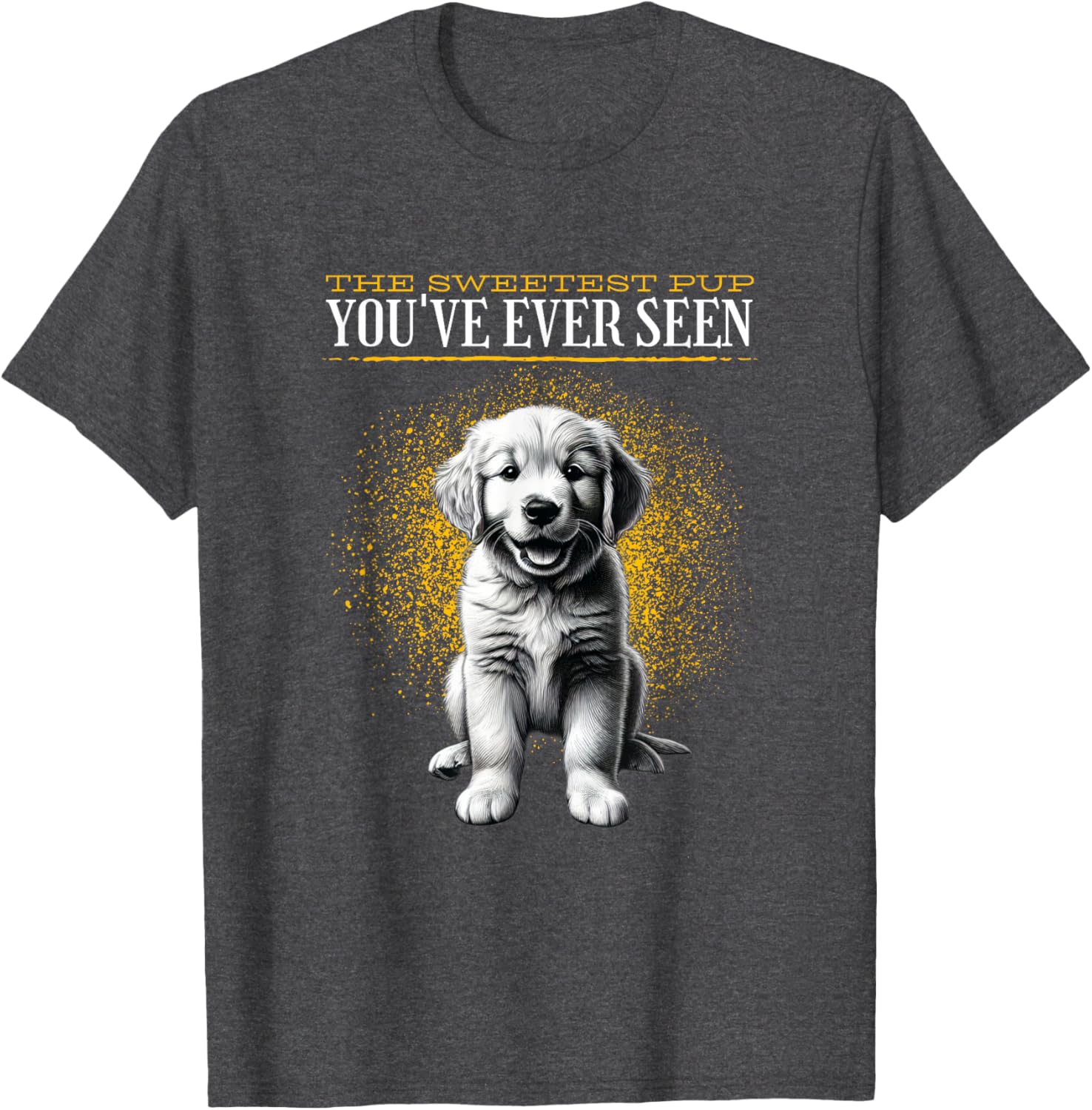 Adorable Golden Retriever Puppy T-Shirt for Dog Lovers - Unisex Style - 3