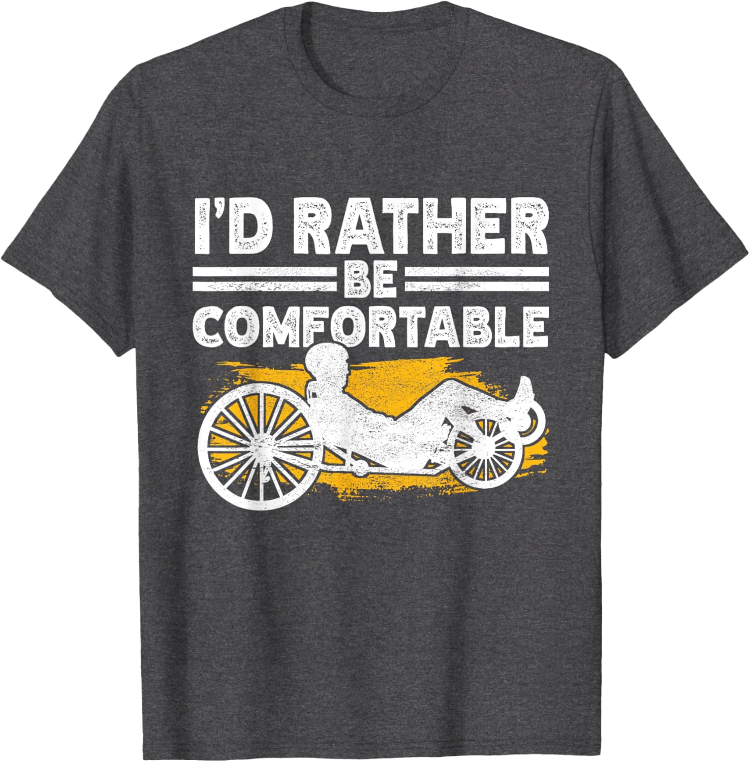 Recumbent Trike Cycling Bike T-Shirt for Comfortable Rides and Style - 4