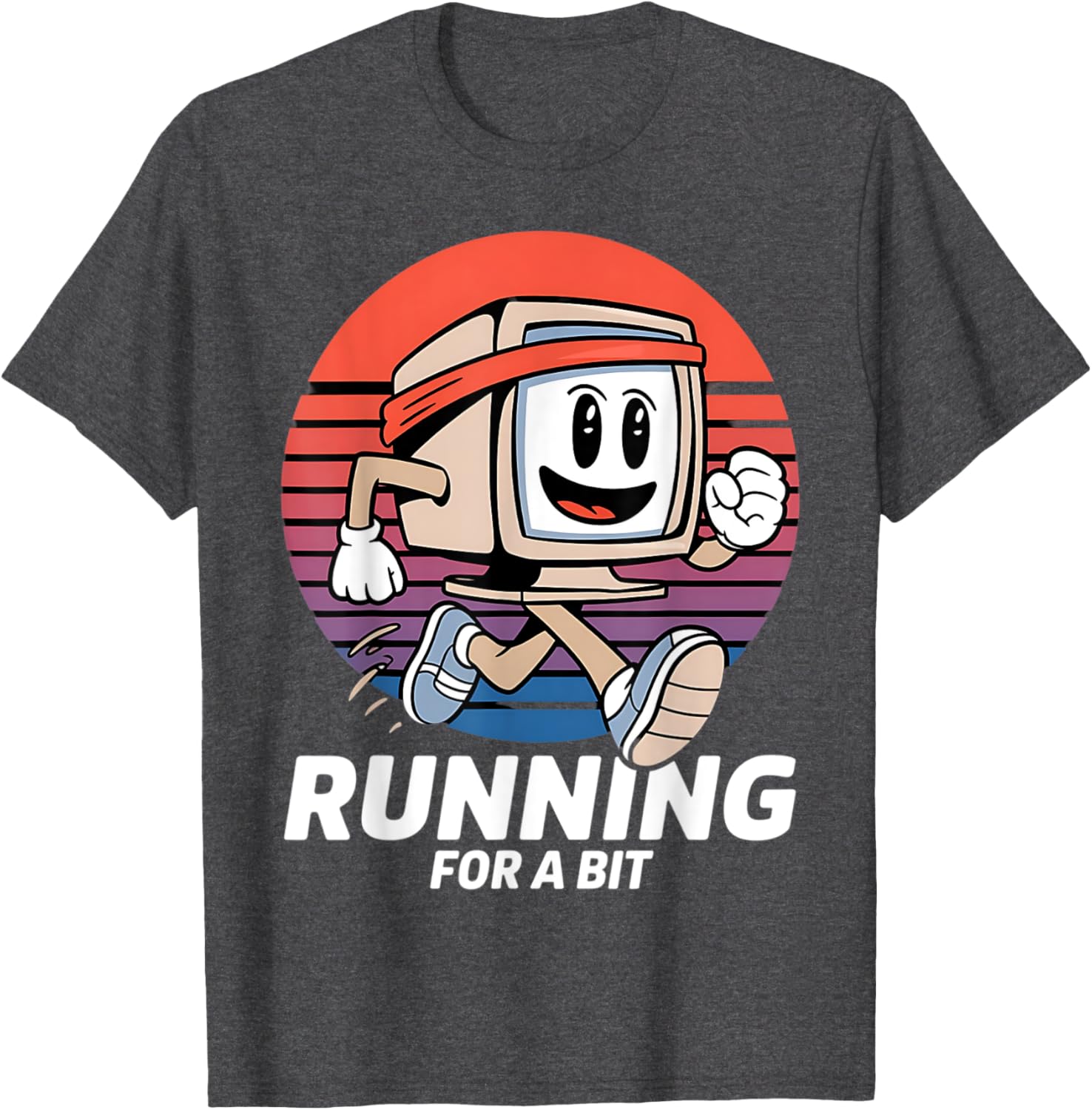 Funny IT Computer Jogging Runner T-Shirt for Tech Lovers and Athletes - 2