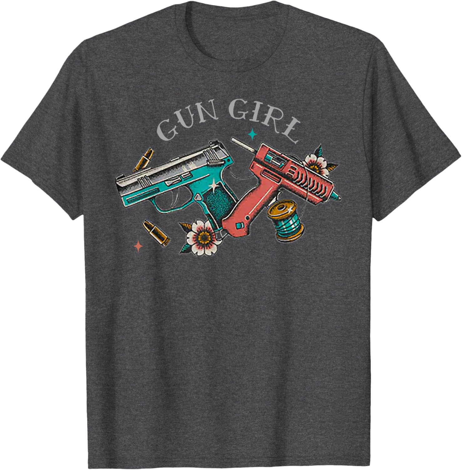 Gun Girl T-Shirt for Women - Stylish Clothing with Bold Graphic Design - 7
