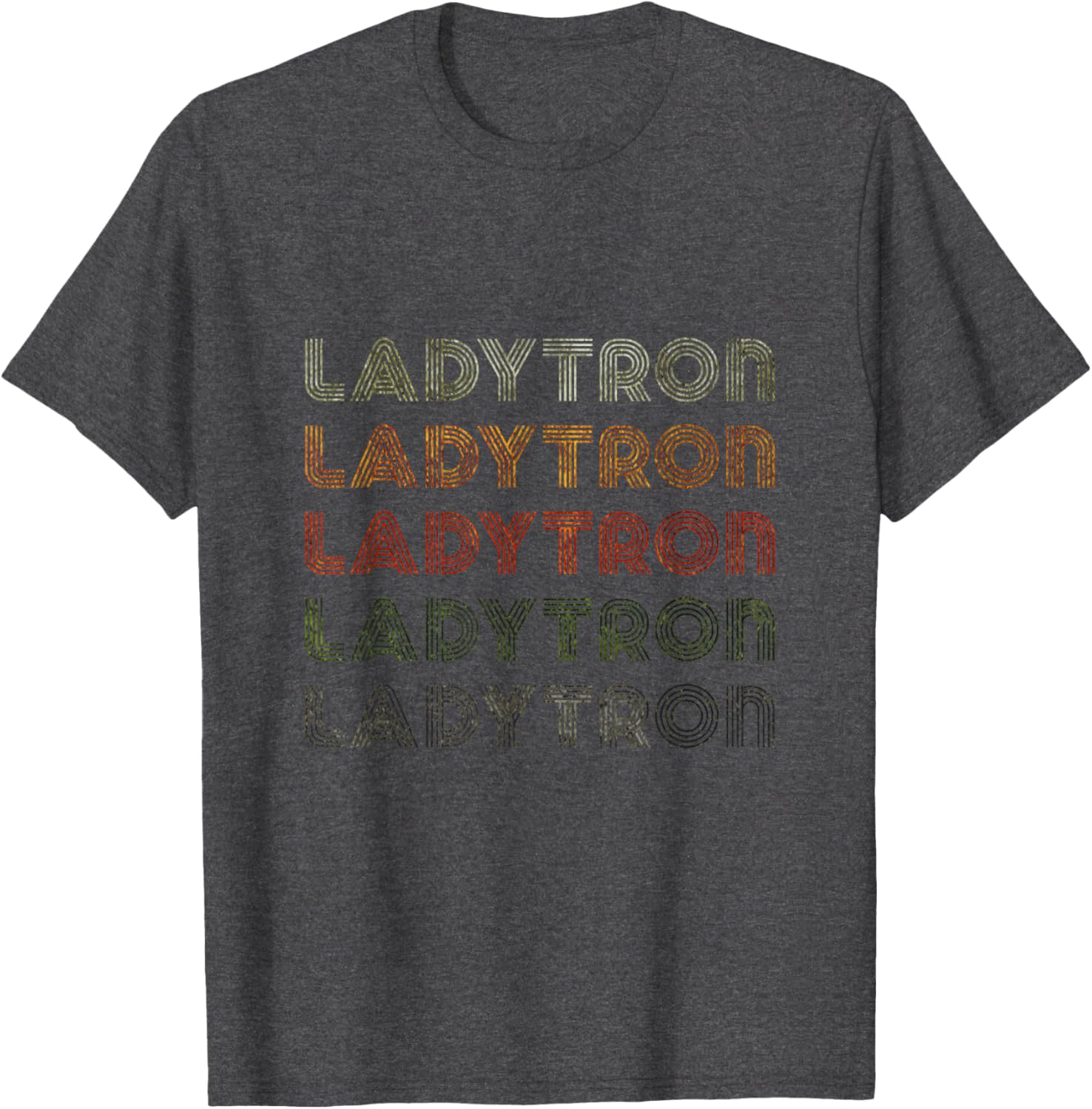 Vintage Grunge Ladytron Love Heart Black T-Shirt for Stylish Fans - 3
