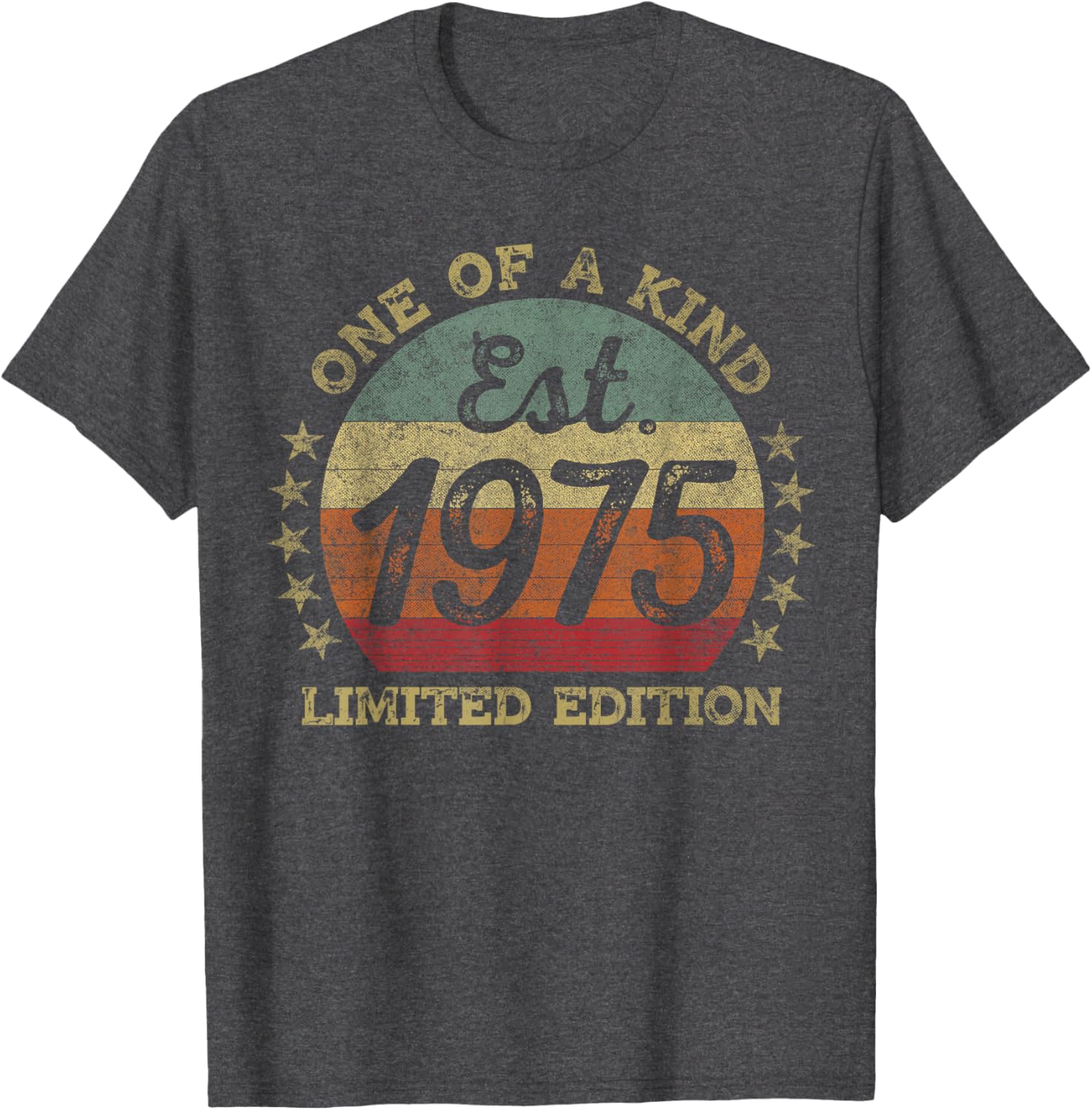 50th Birthday Limited Edition T-Shirt Est. 1975 for Celebrating Milestones - 3