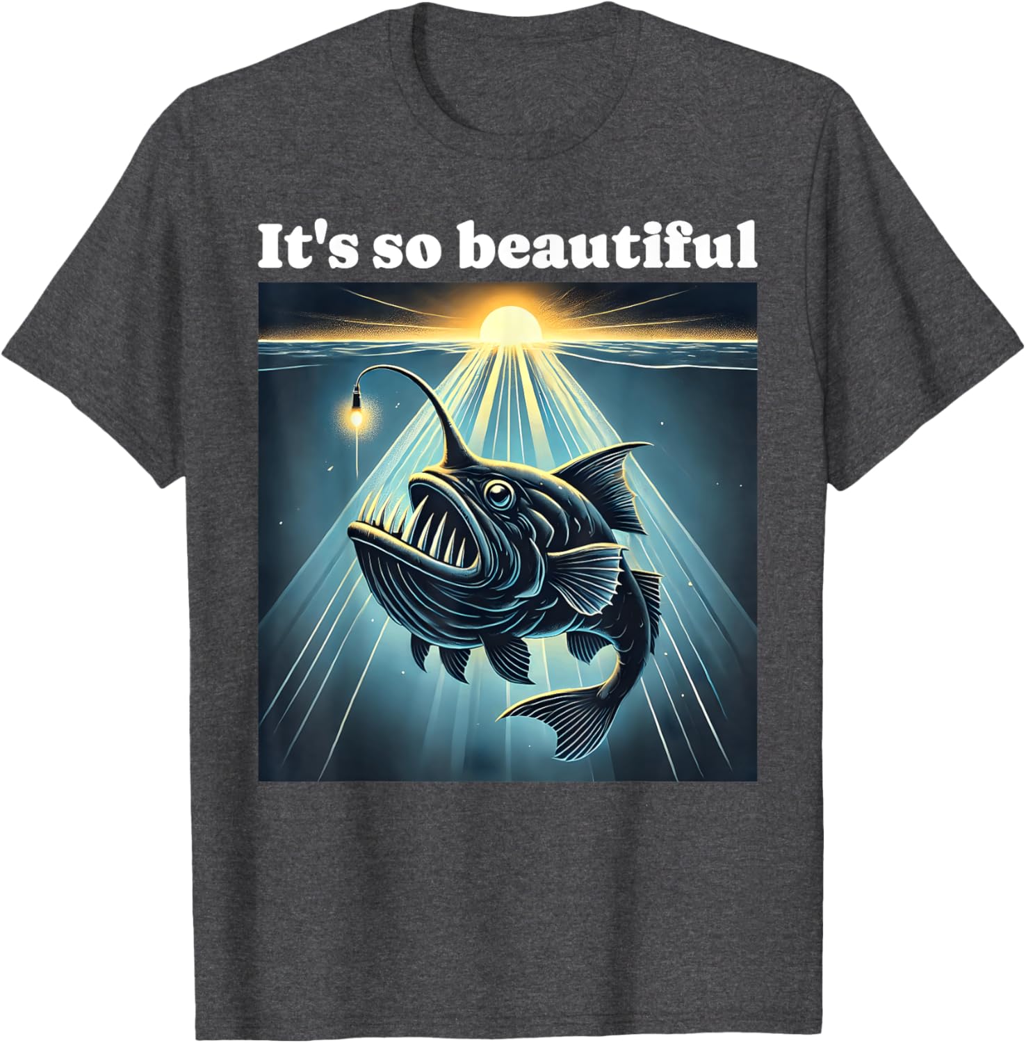 Anglerfish Found The Light T-Shirt for Ocean Lovers and Fishing Fans - 13