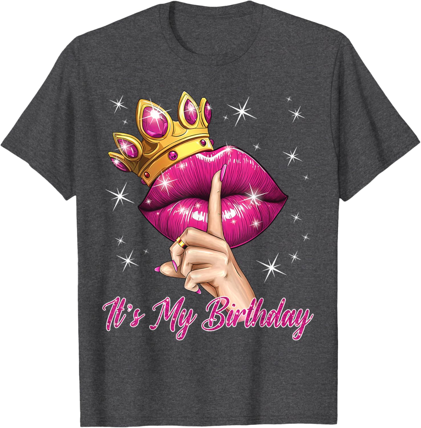 Queen Princess Birthday T-Shirt for Women Cute B-Day Party Gift - 7