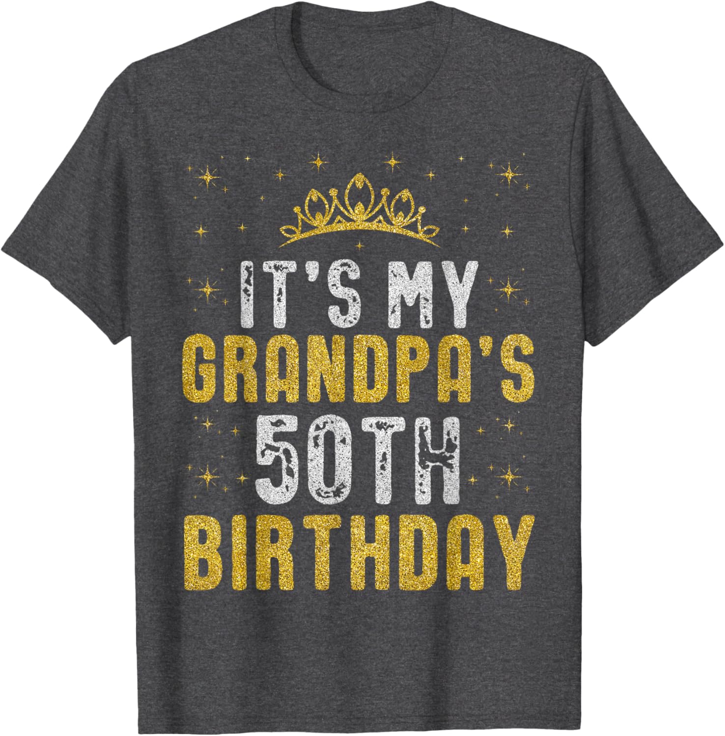 Happy Grandpa's 50th Birthday T-Shirt Retro Style 1975 Gift Idea - 8