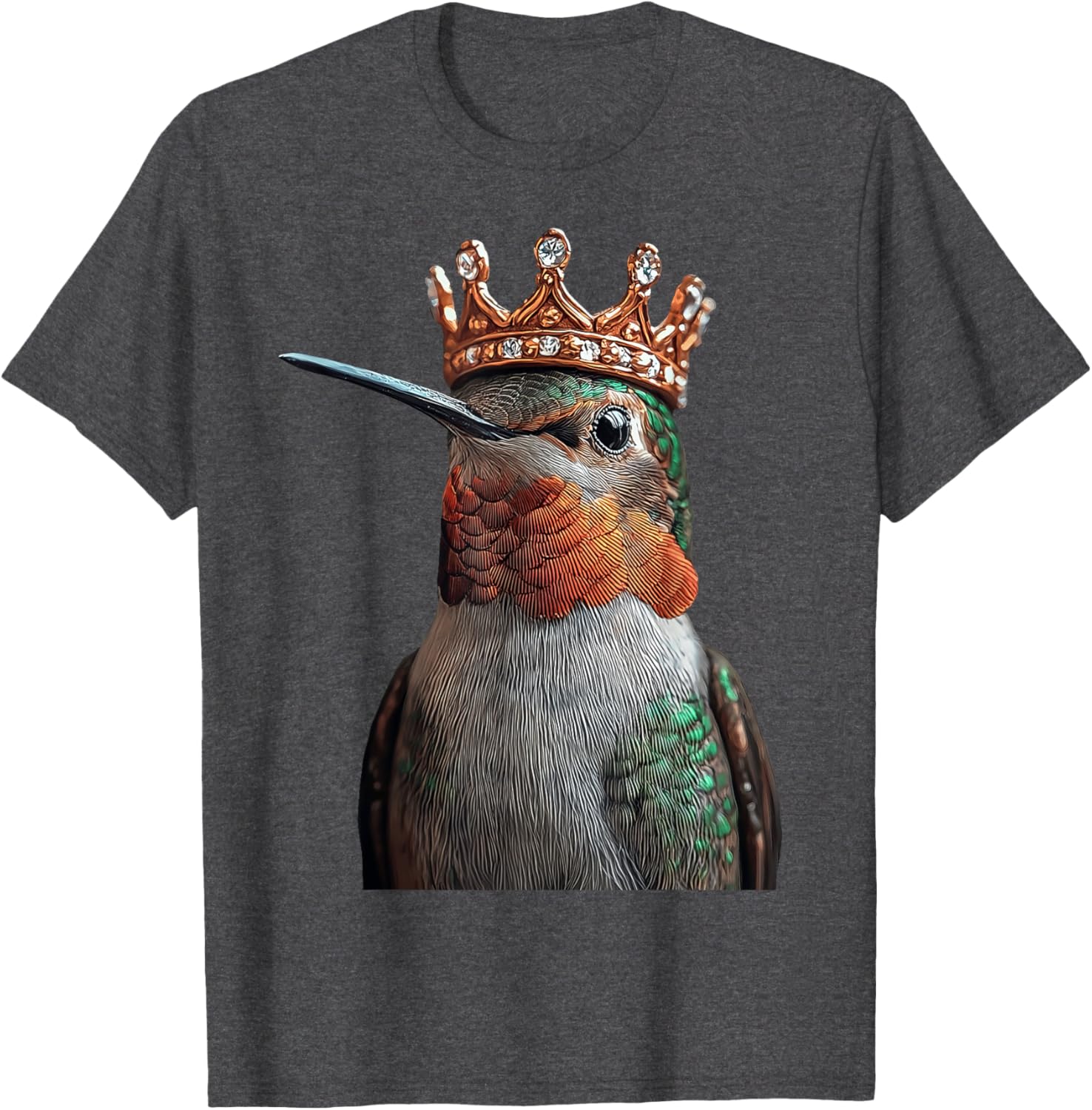 Hummingbird Crown T-Shirt for Nature Lovers - Stylish and Comfortable Design - 16