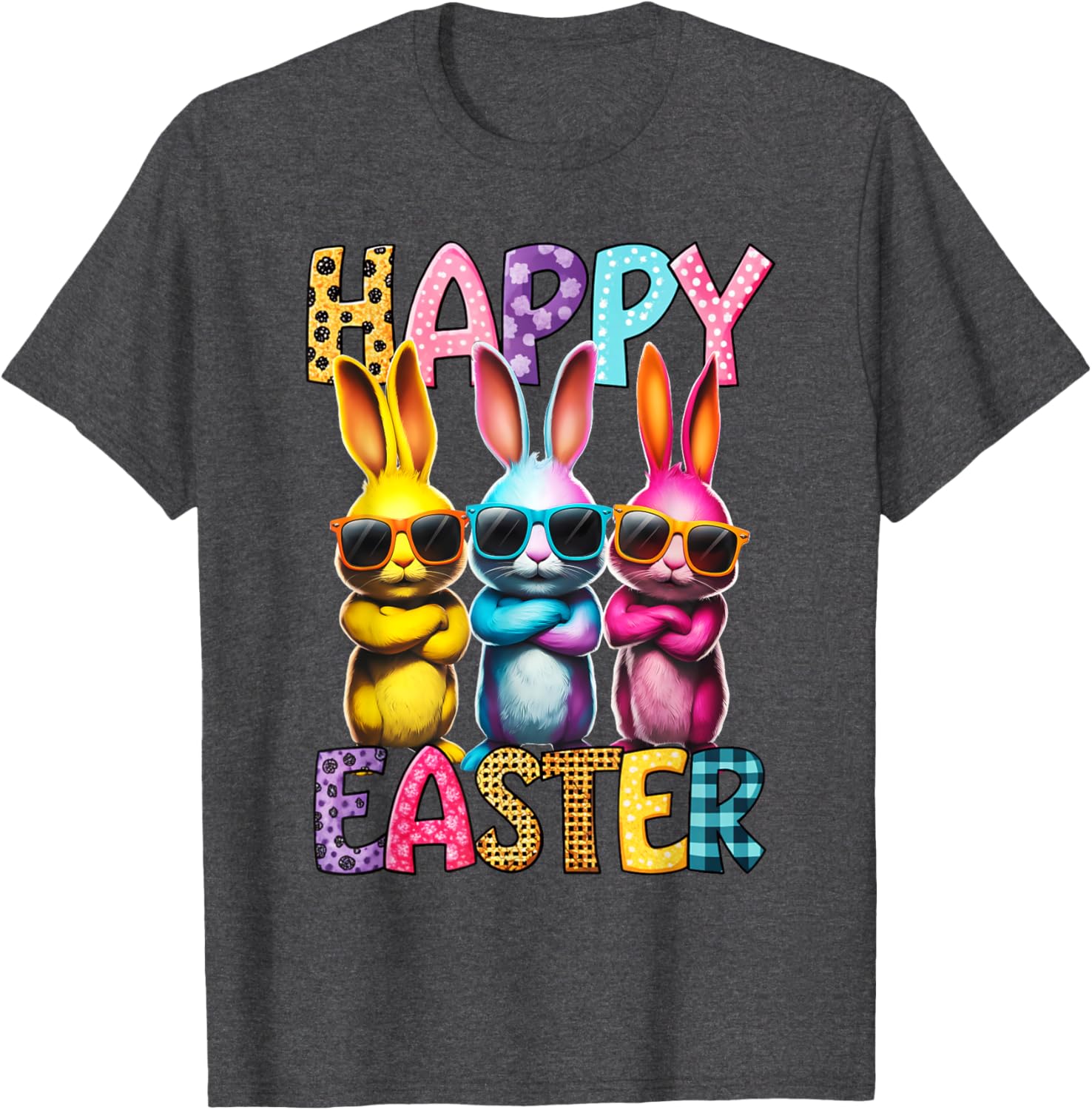 Funny Easter Bunny T-Shirt for Kids and Adults - Happy Easter Tees - 21