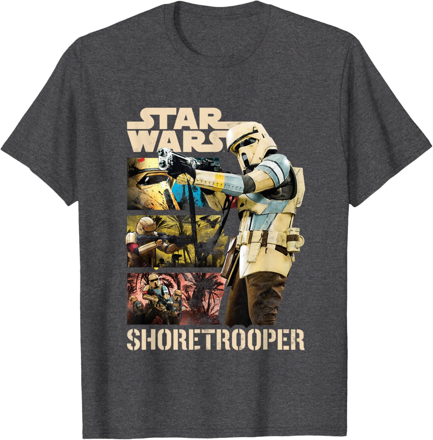 Star Wars Rogue One Shoretrooper Movie Panels T-Shirt for Fans - 6