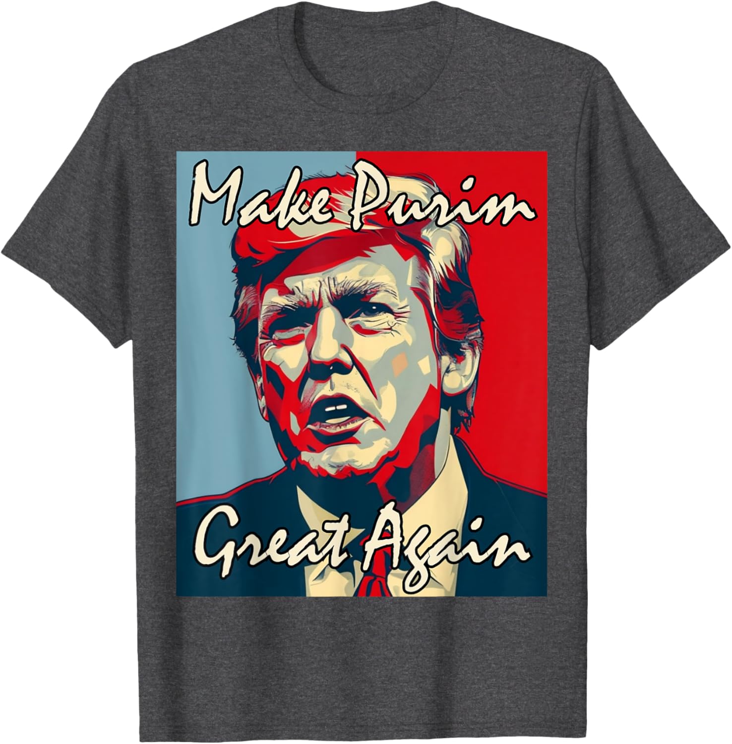 Make Purim Great Again Trump Costume T-Shirt for Festive Celebrations - 4