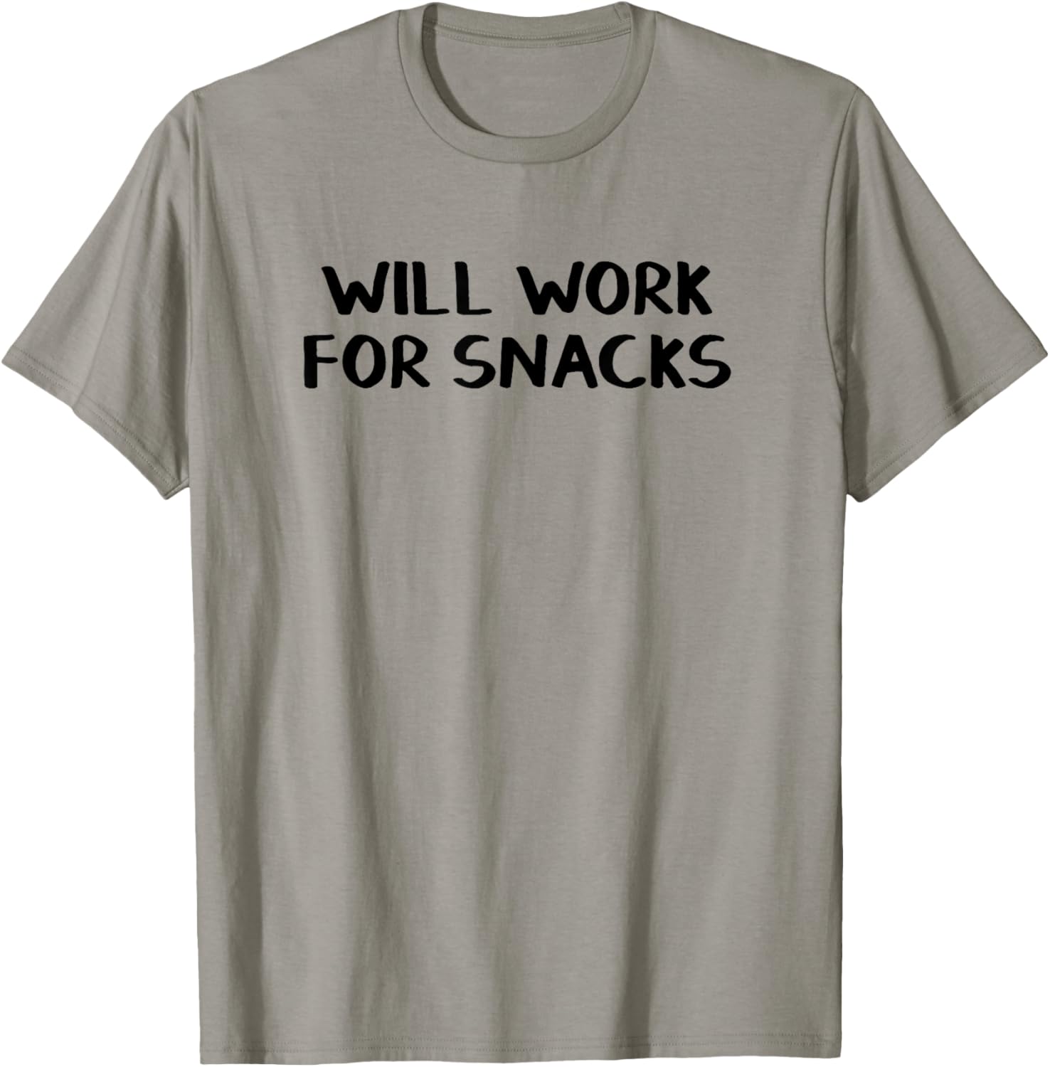 Will Work For Snacks T-Shirt Fun Graphic Tee for Food Lovers - 16
